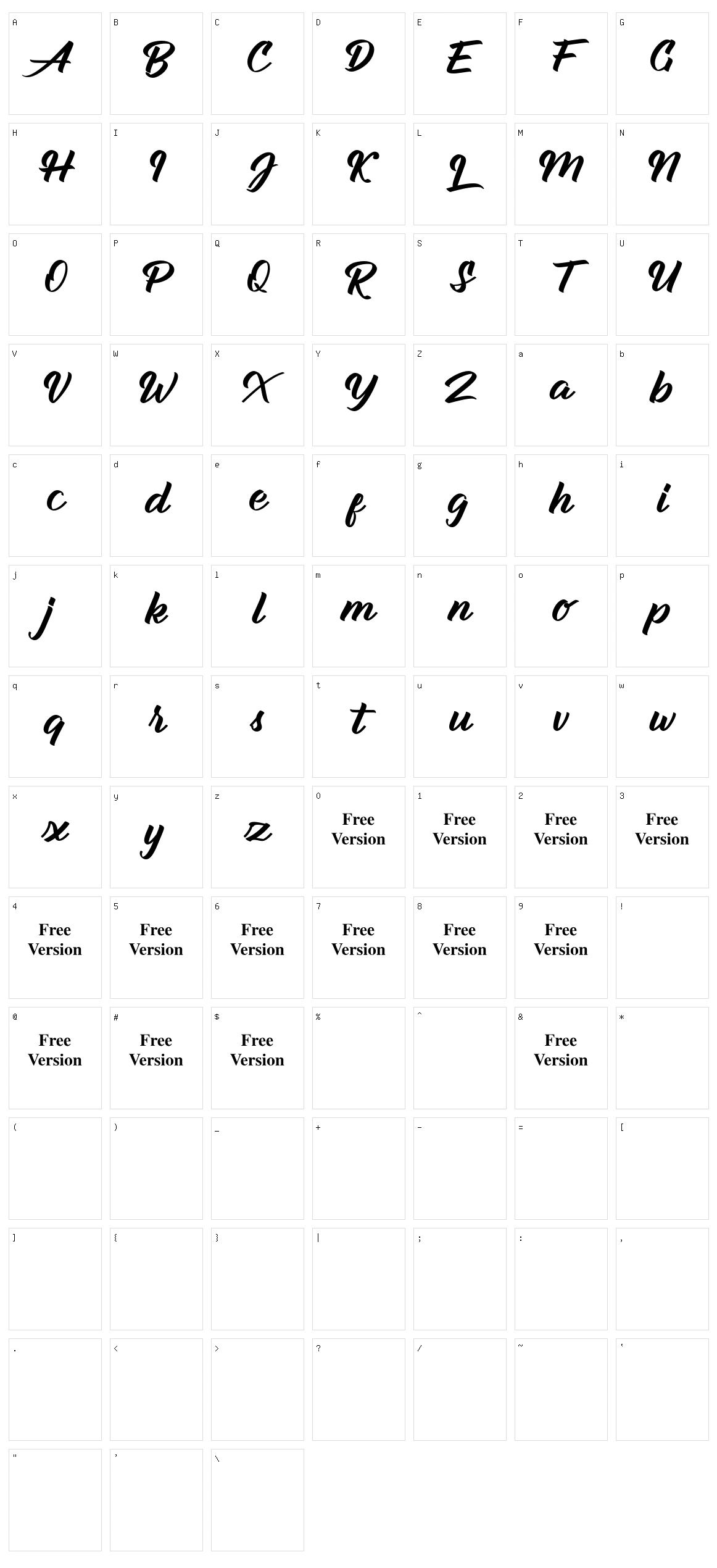 Aldhyaksa Character Set