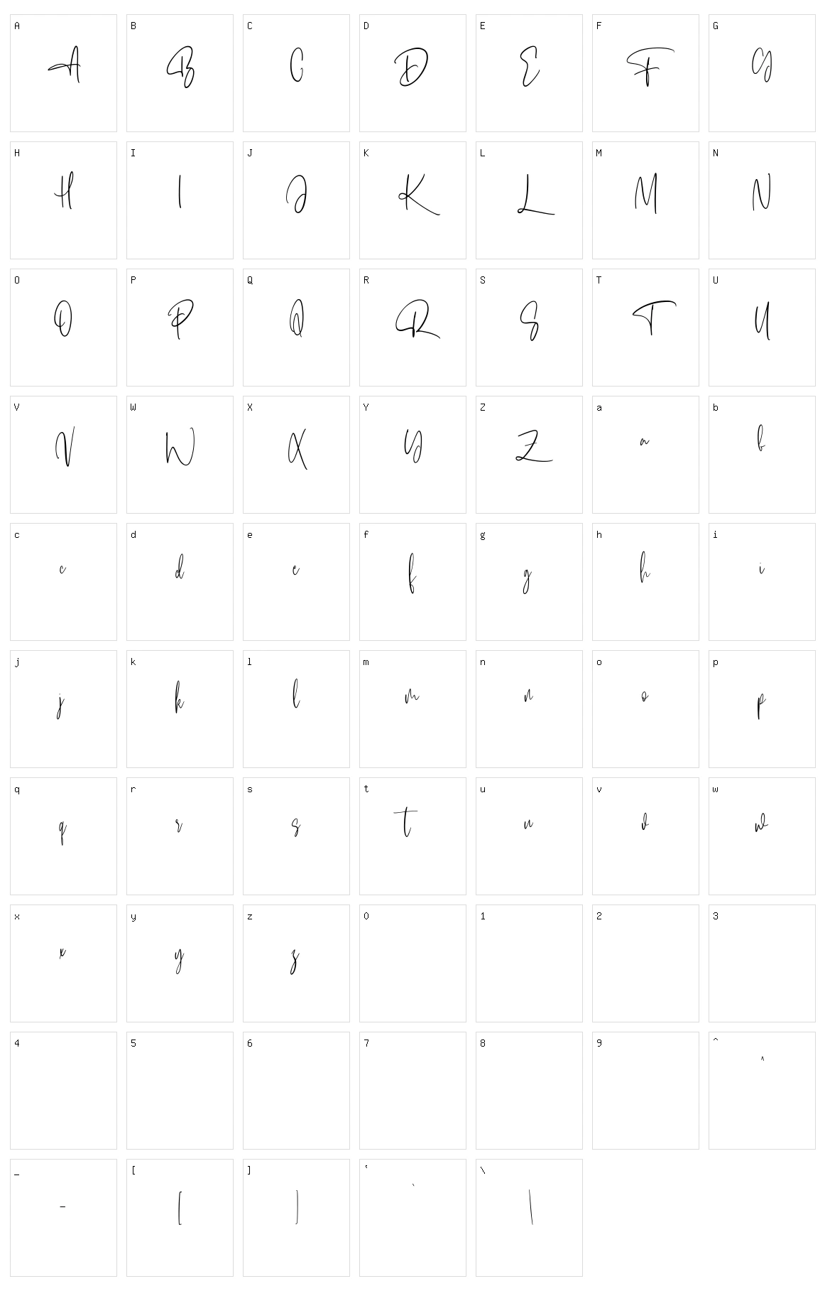 Alentropics Character Set