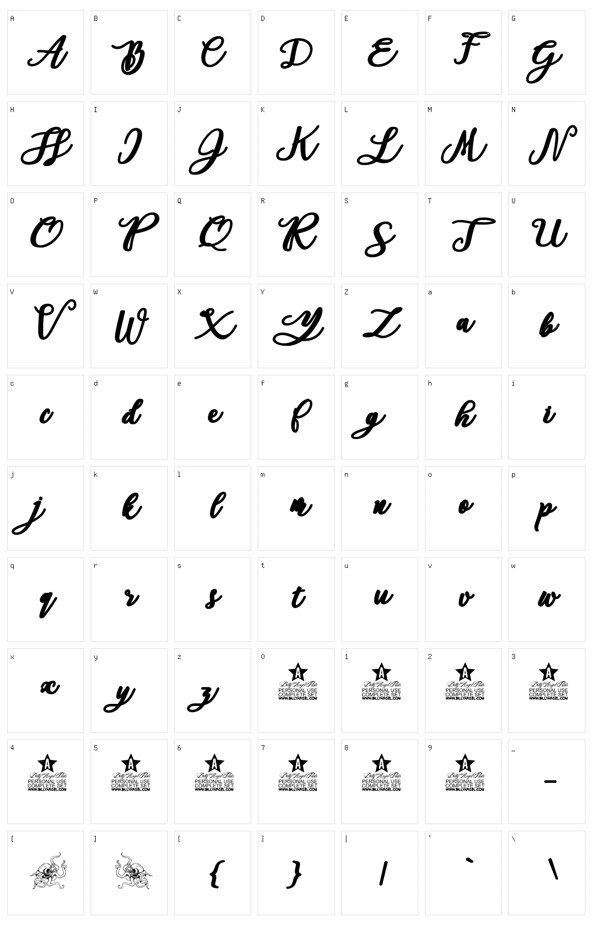 Aloha Octopus Character Set