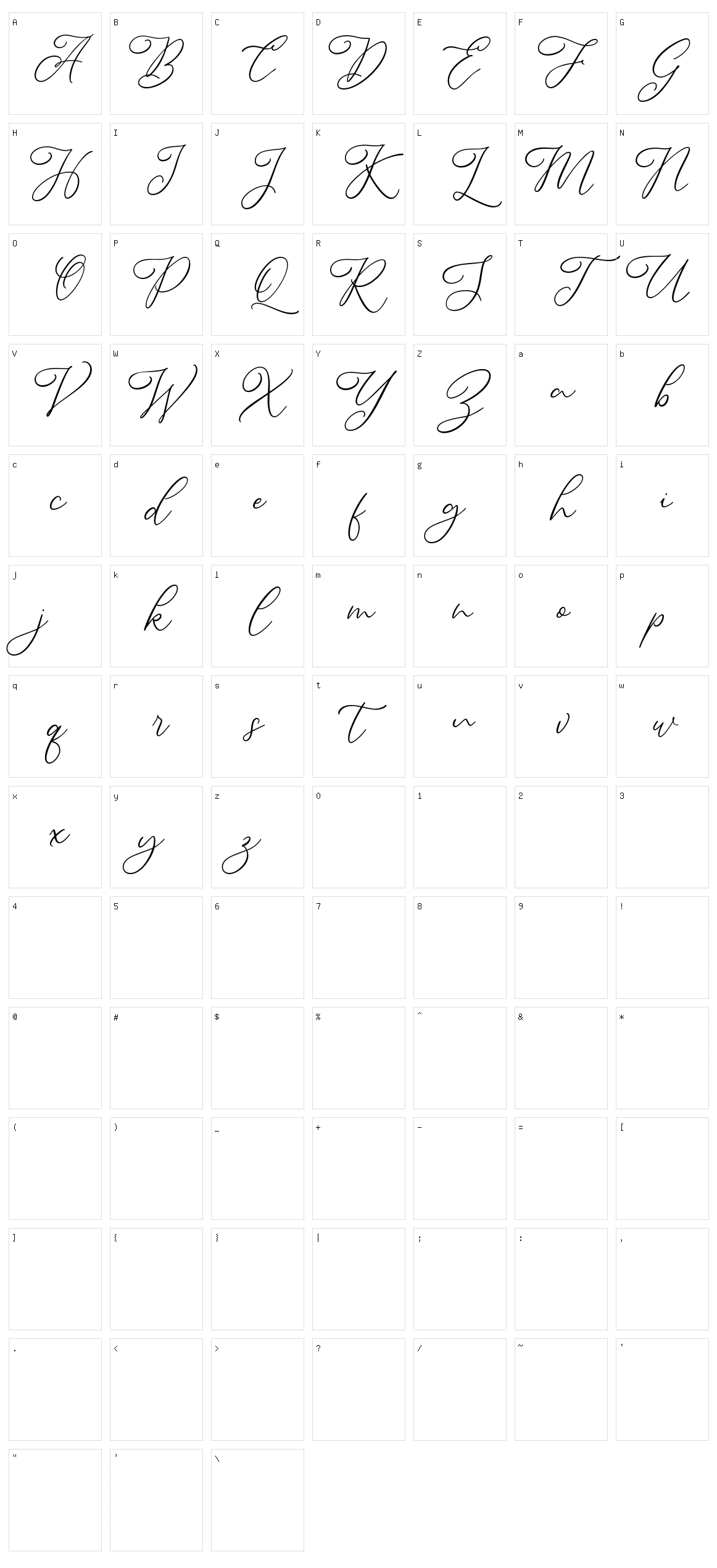 Alternation Character Set
