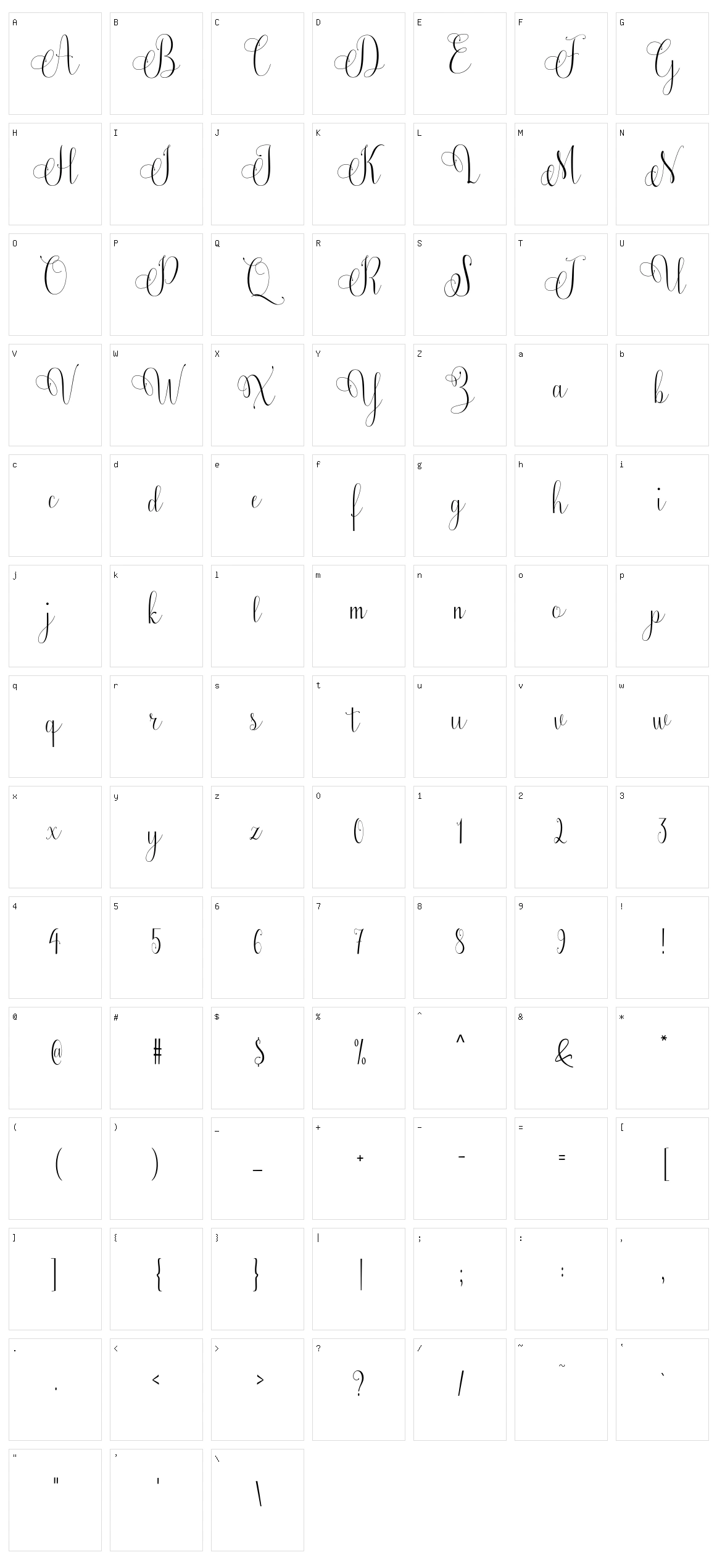 Amidah Character Set