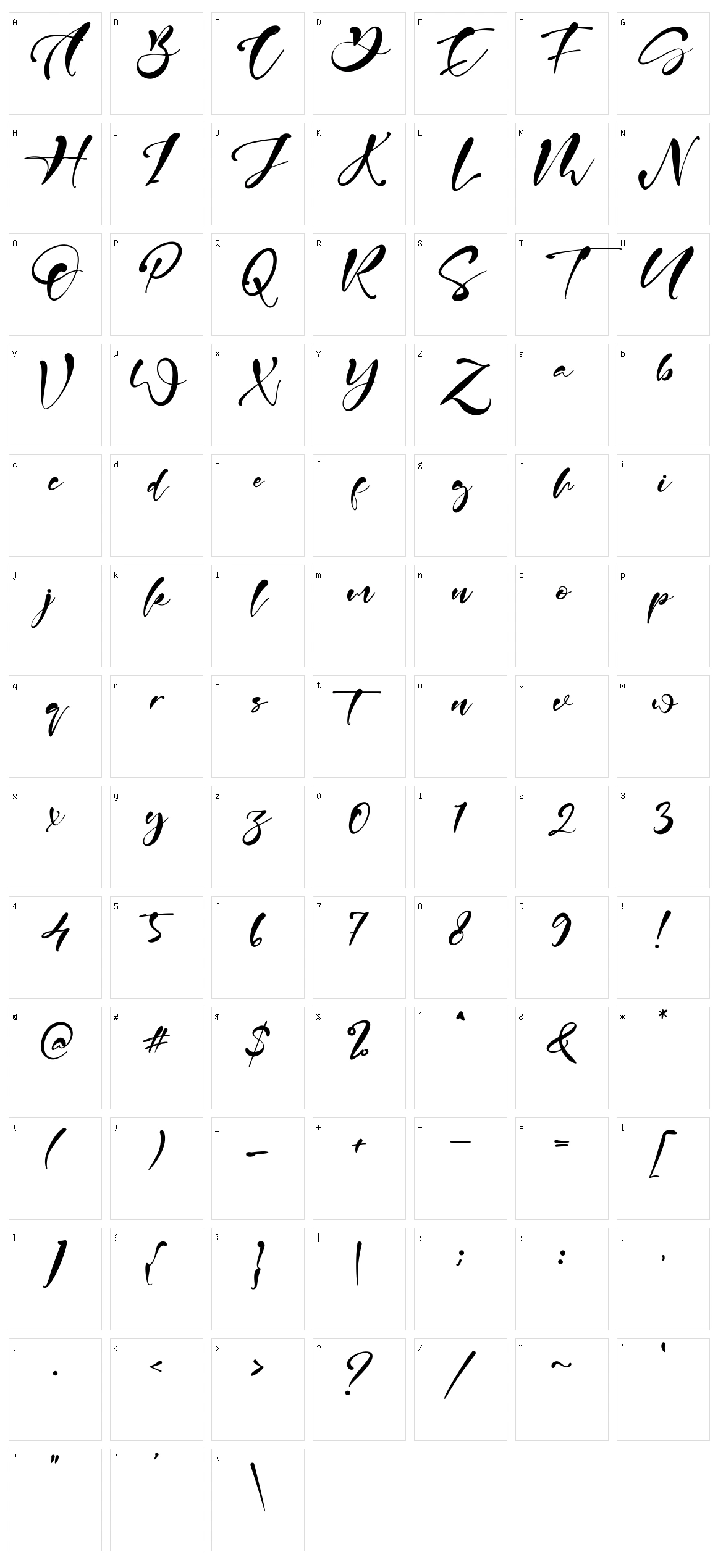 Anasteziya Character Set
