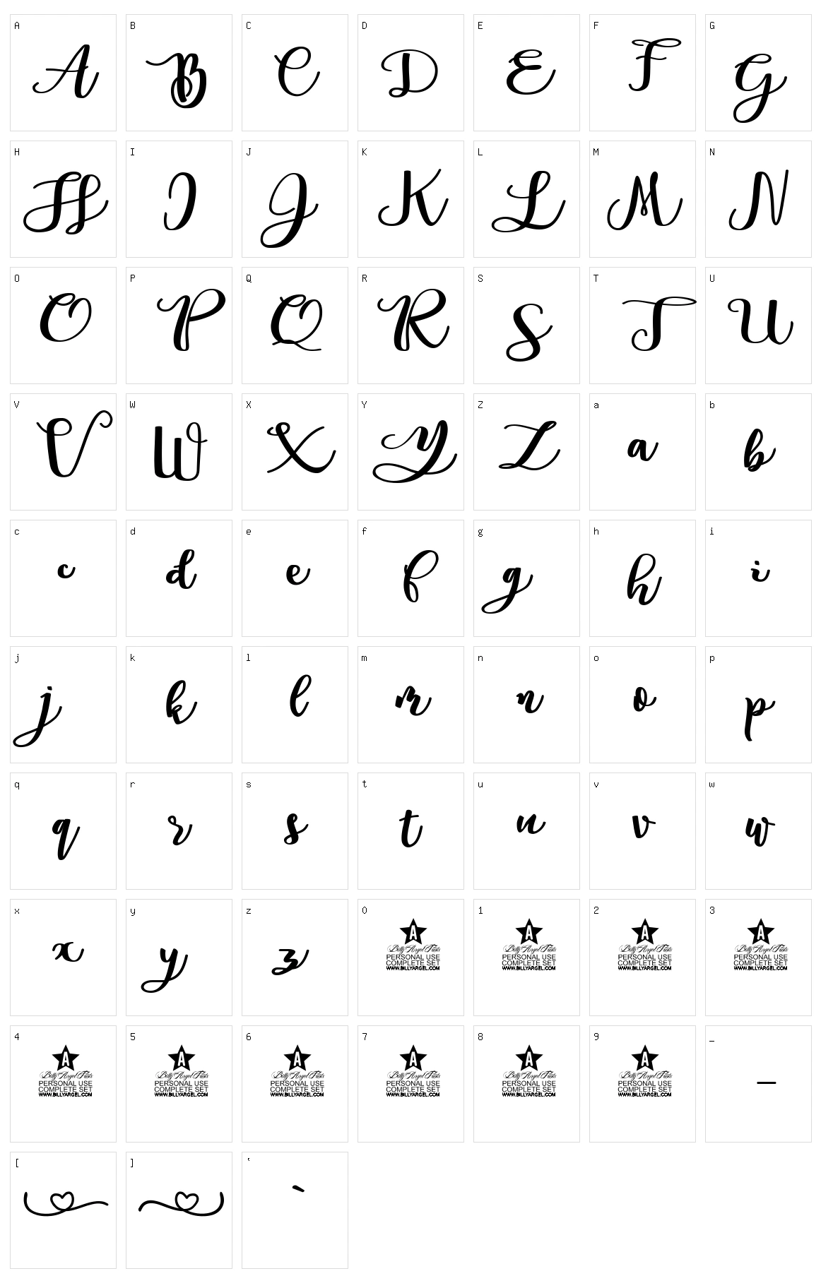 Andorra Character Set
