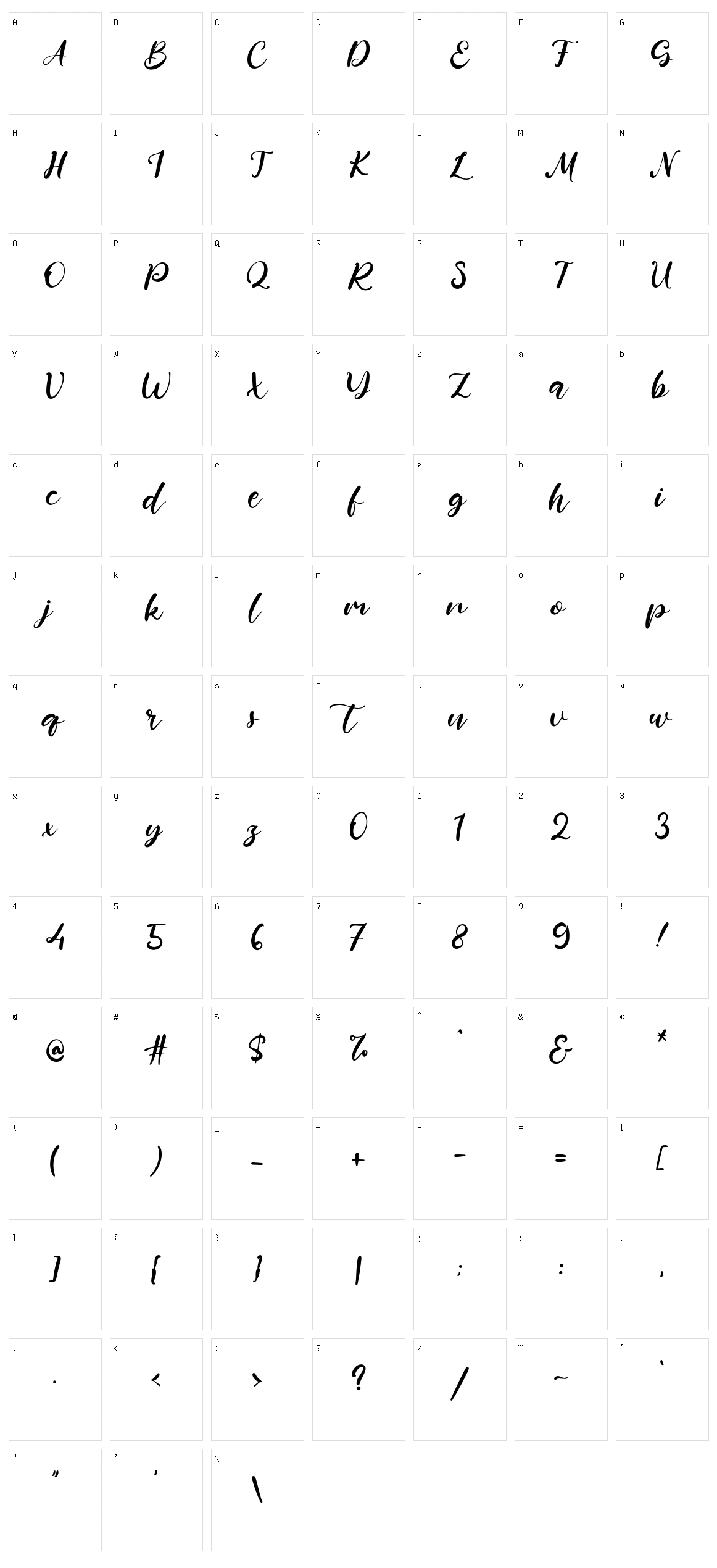 Anthony Bennett Character Set