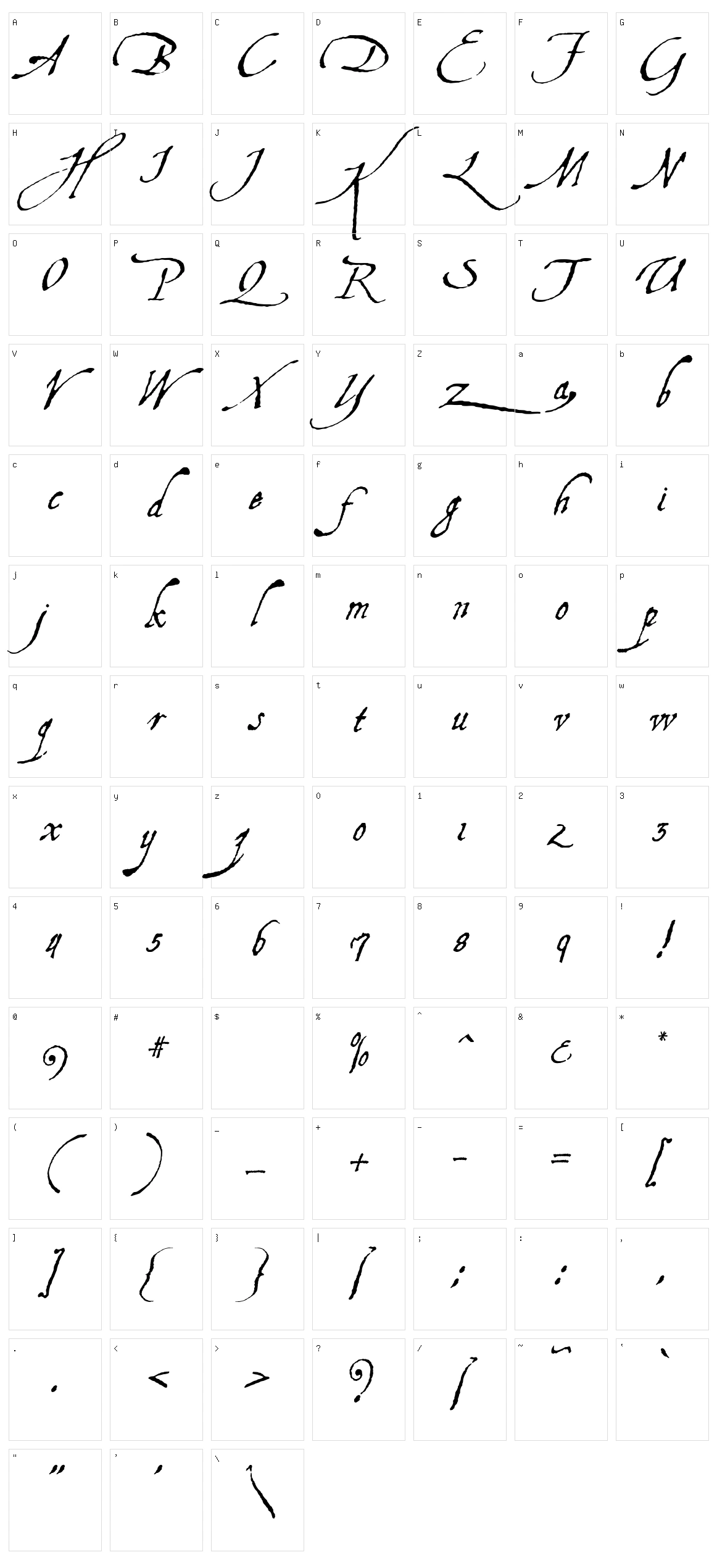 Aquiline Two Character Set