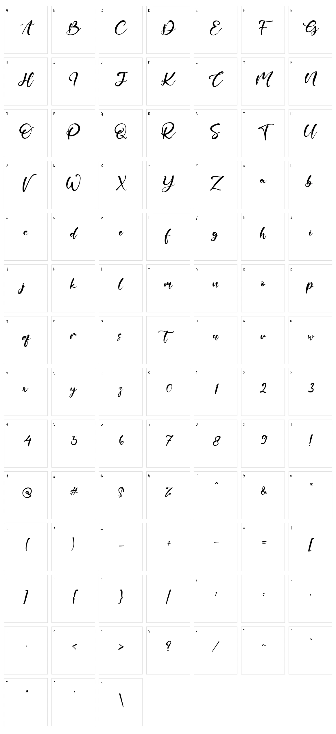 Artificial Jewel Character Set