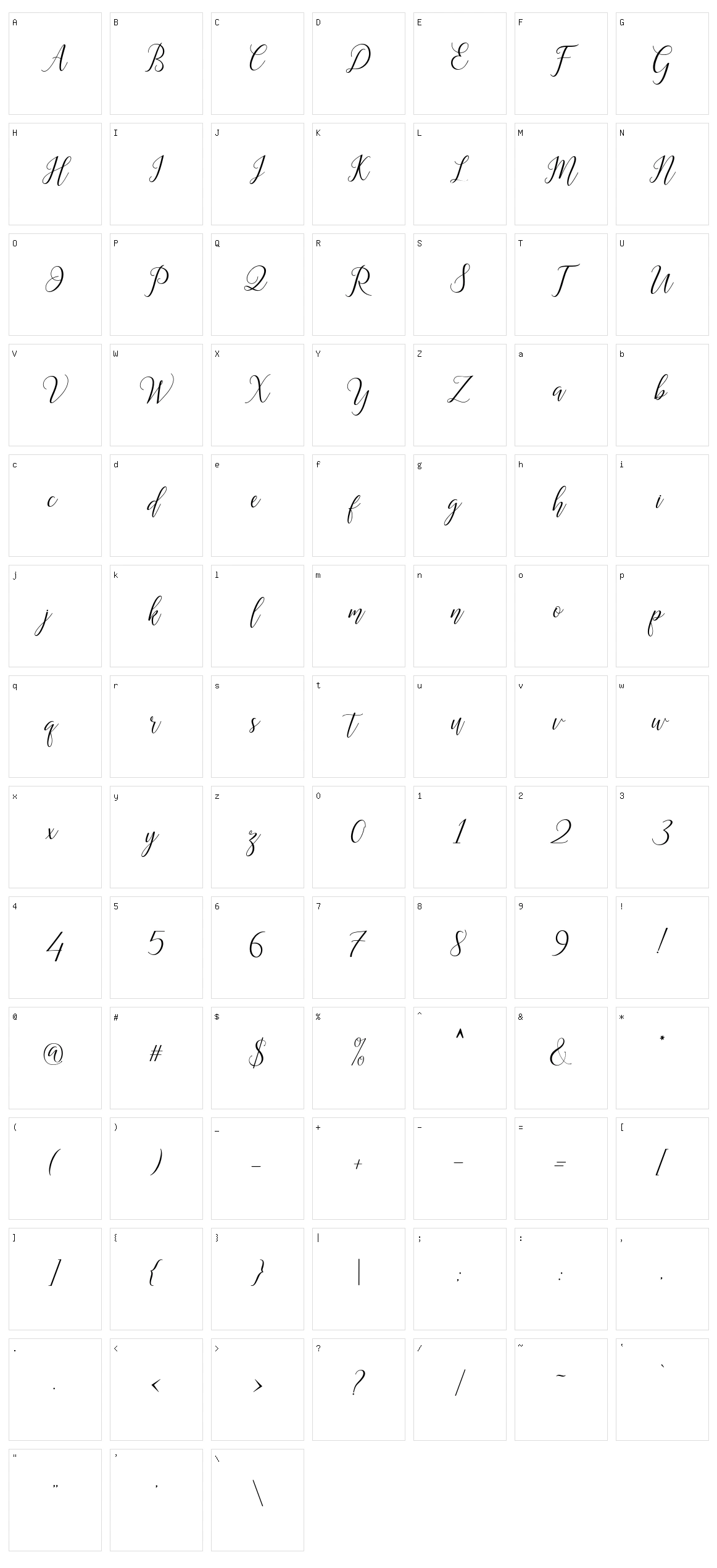 Astereiska Character Set