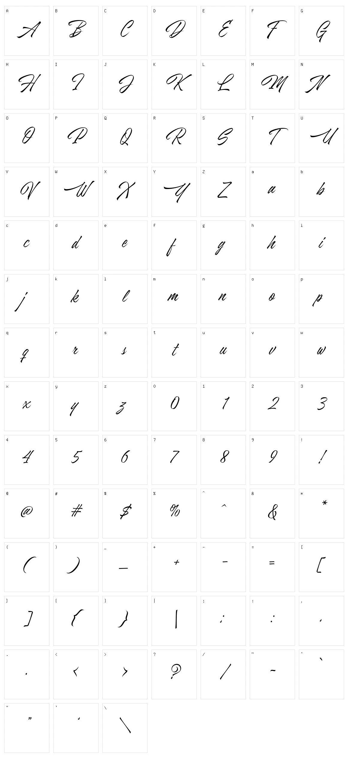 Azkia Character Set