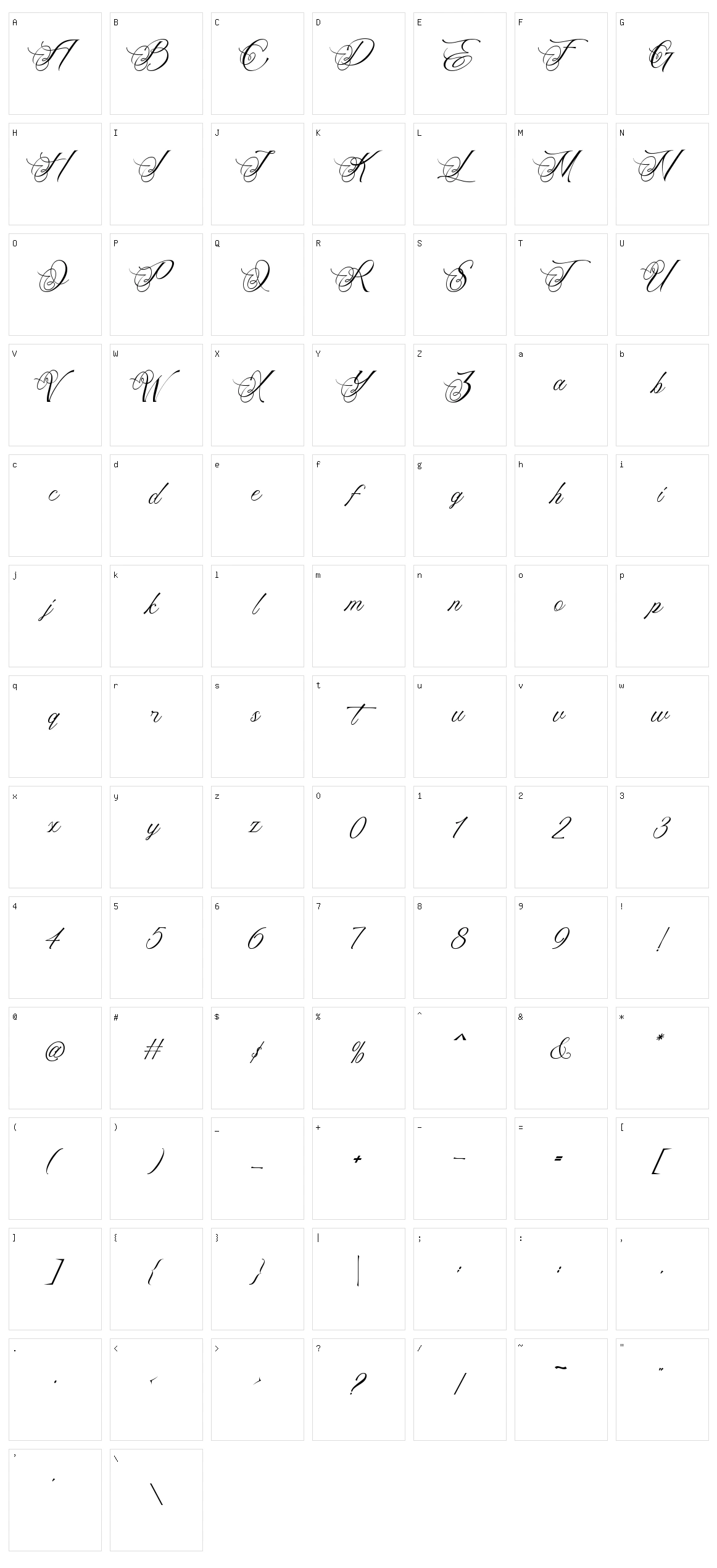 Balisay Character Set