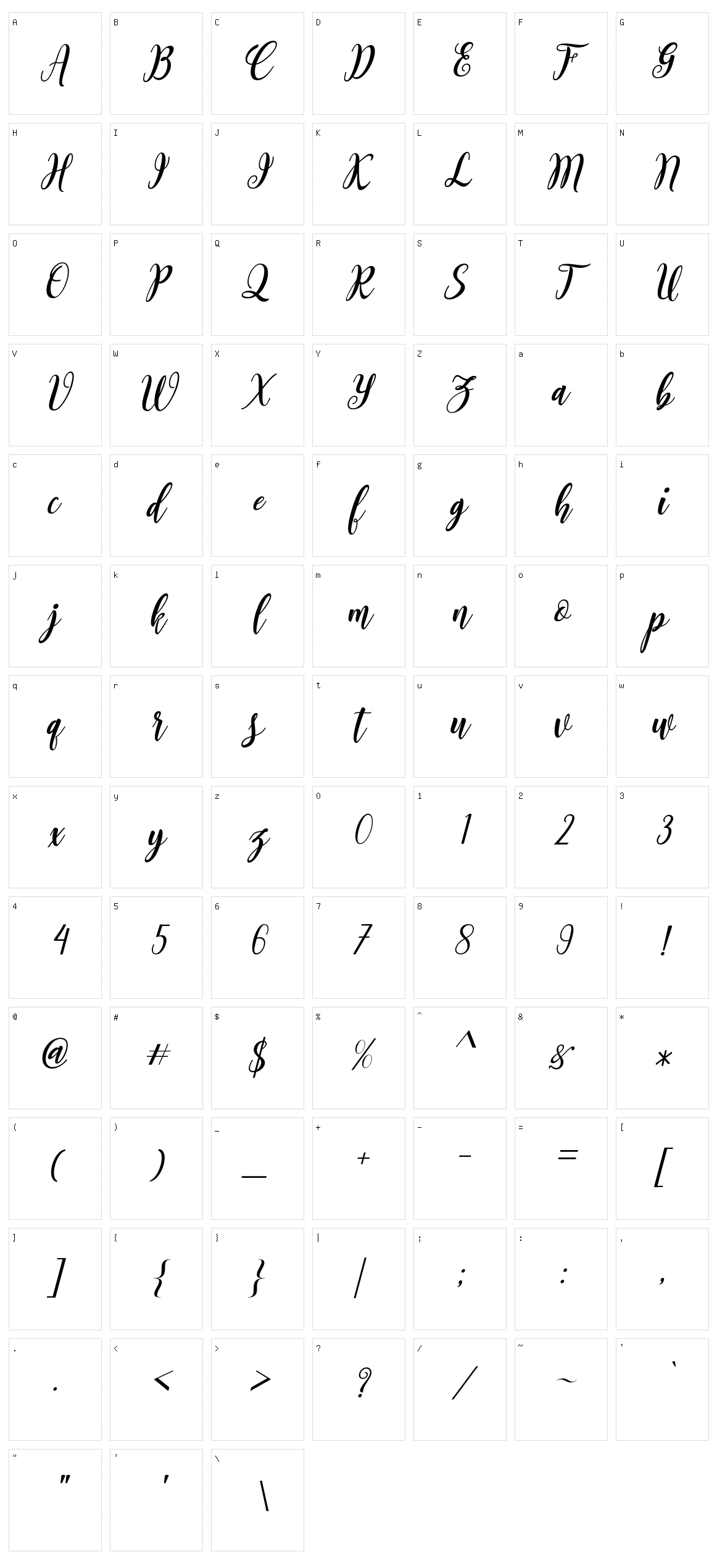 Bointang Cifoy Character Set