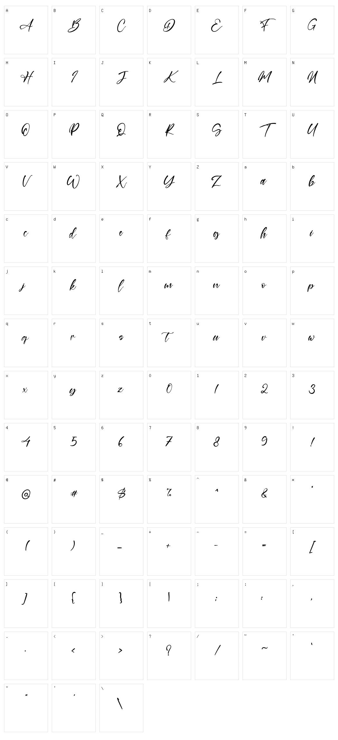 Branches Character Set