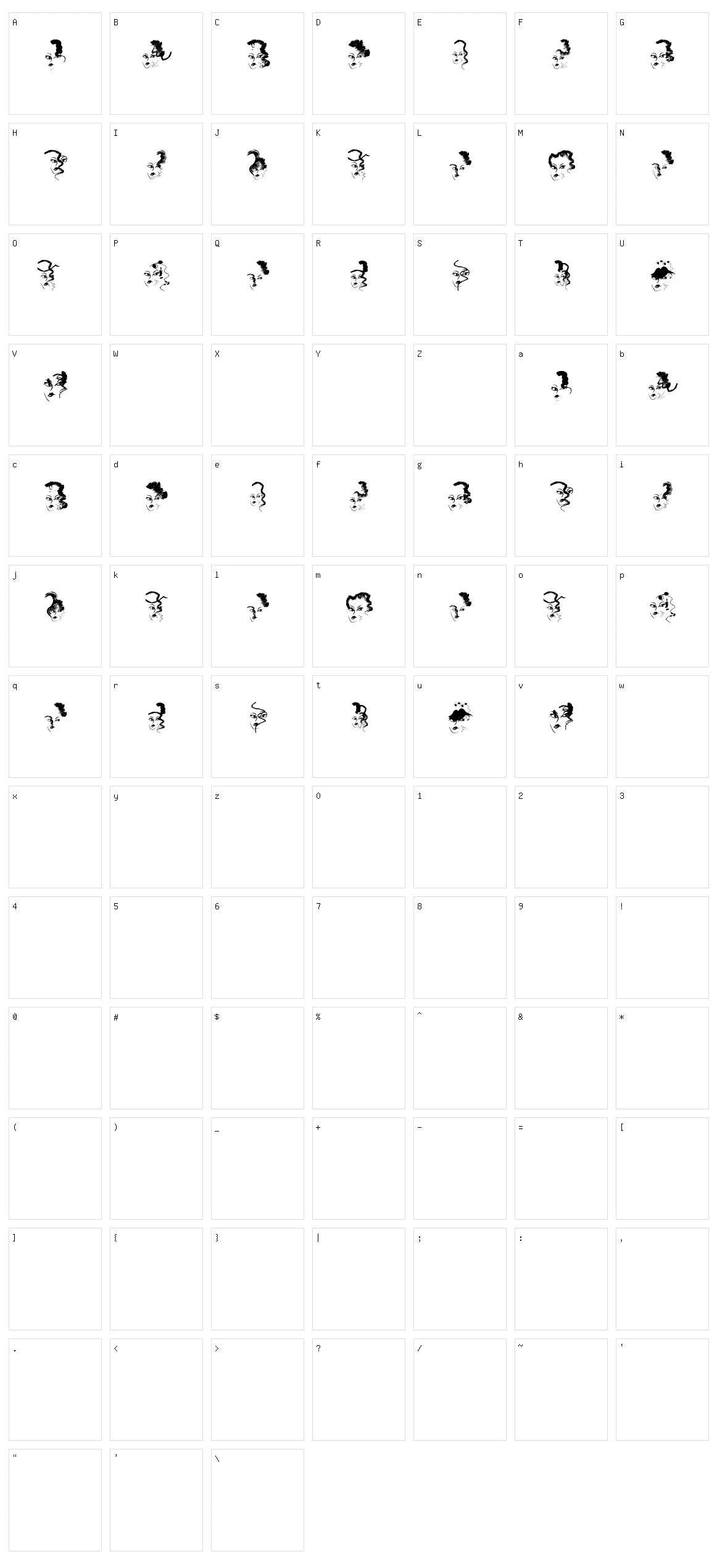 Babaye Character Set