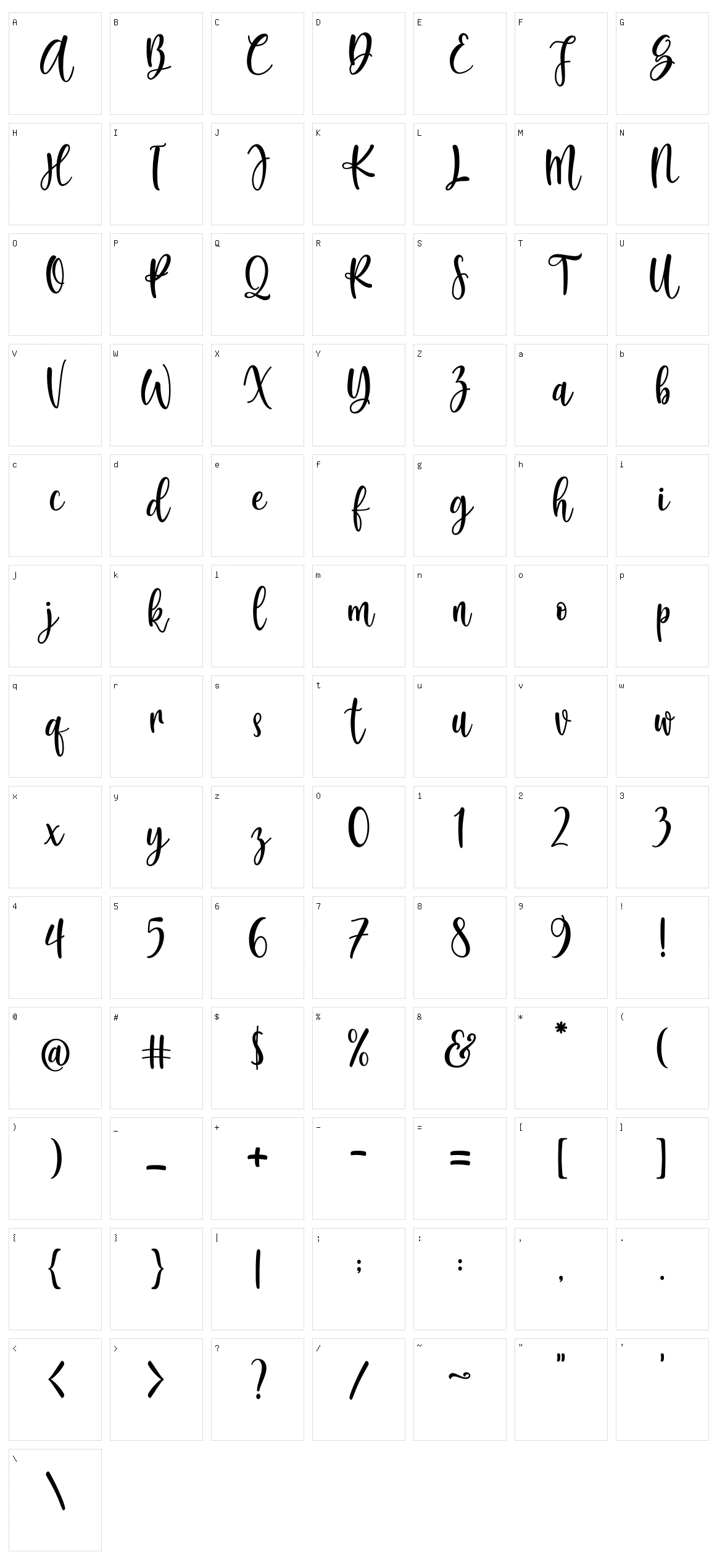 Britany Queens Character Set