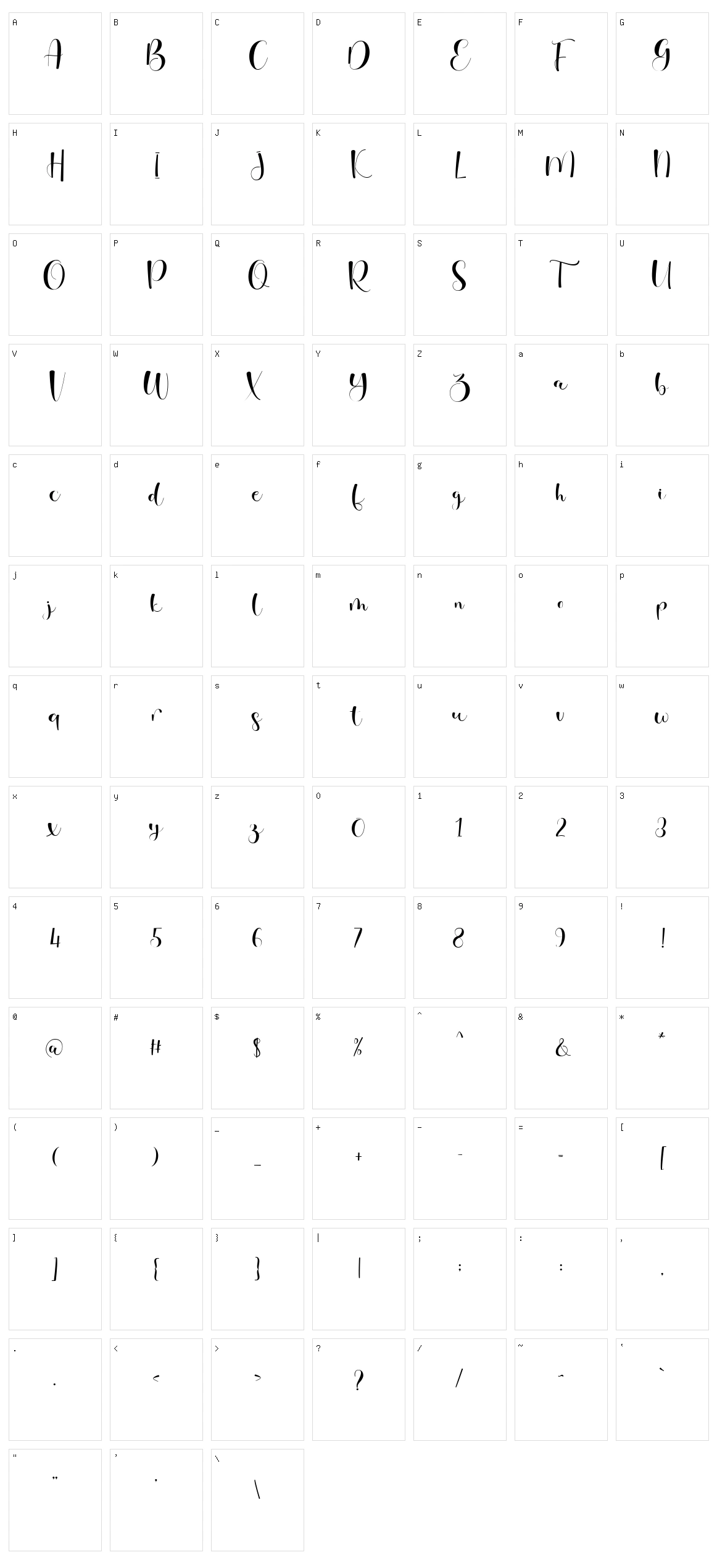 Budyloves Character Set