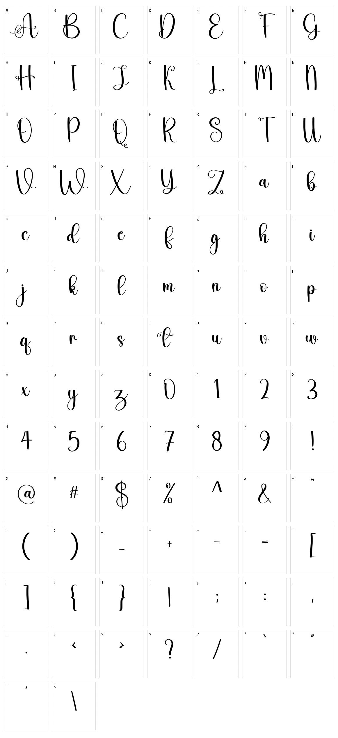 Capture Character Set