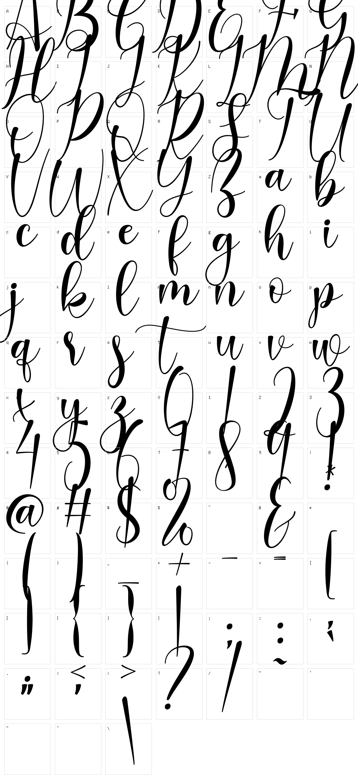 Carlista Character Set