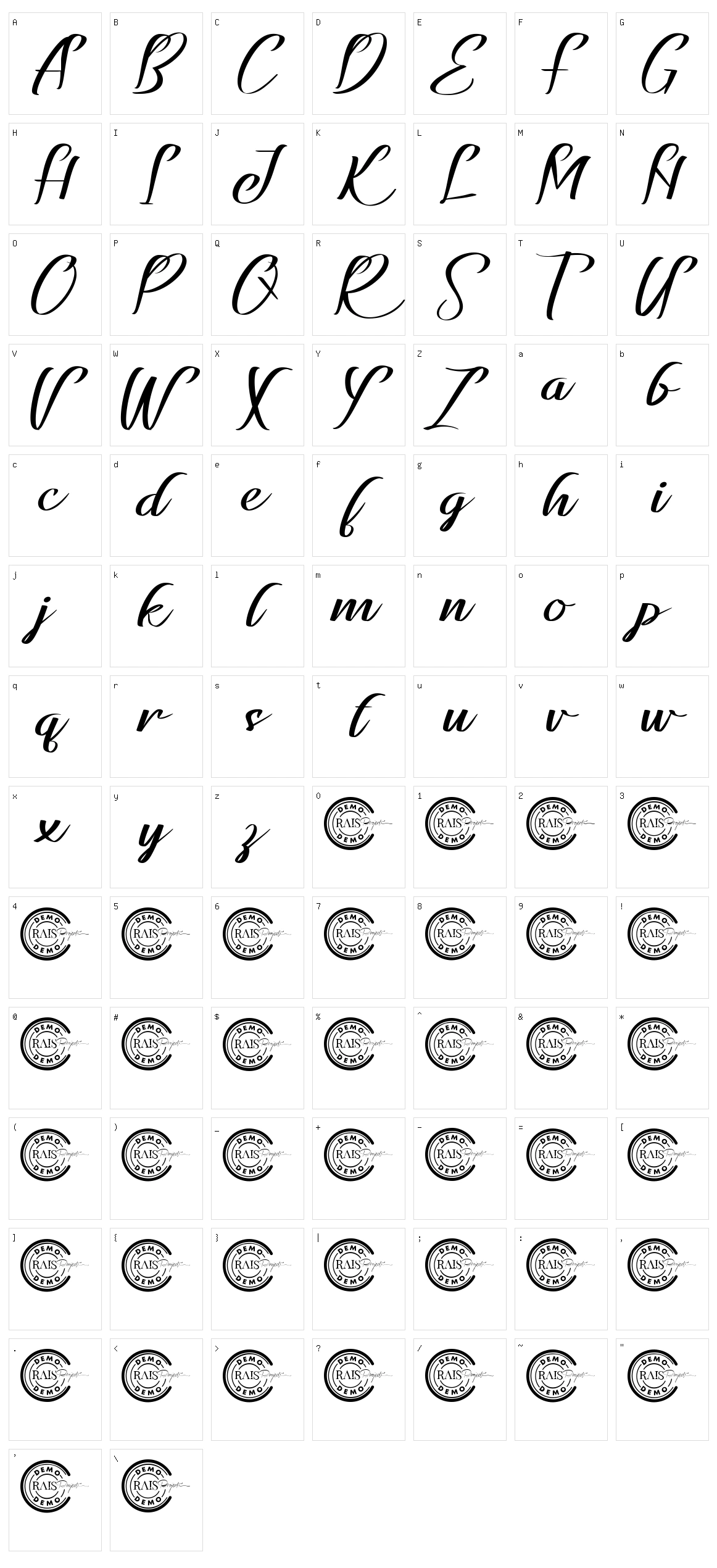 Charlie Kayden Character Set