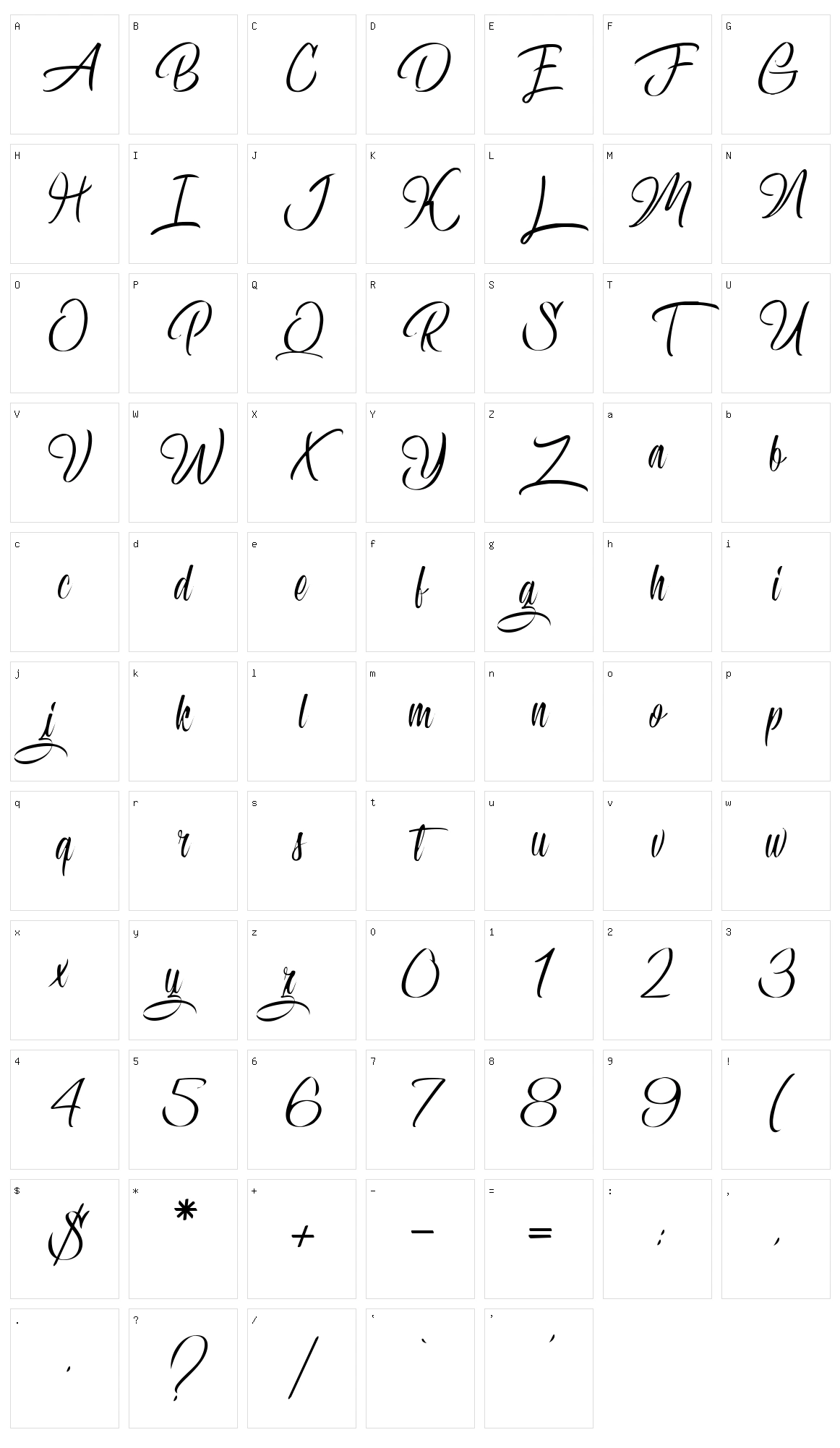 Confidential Document Character Set