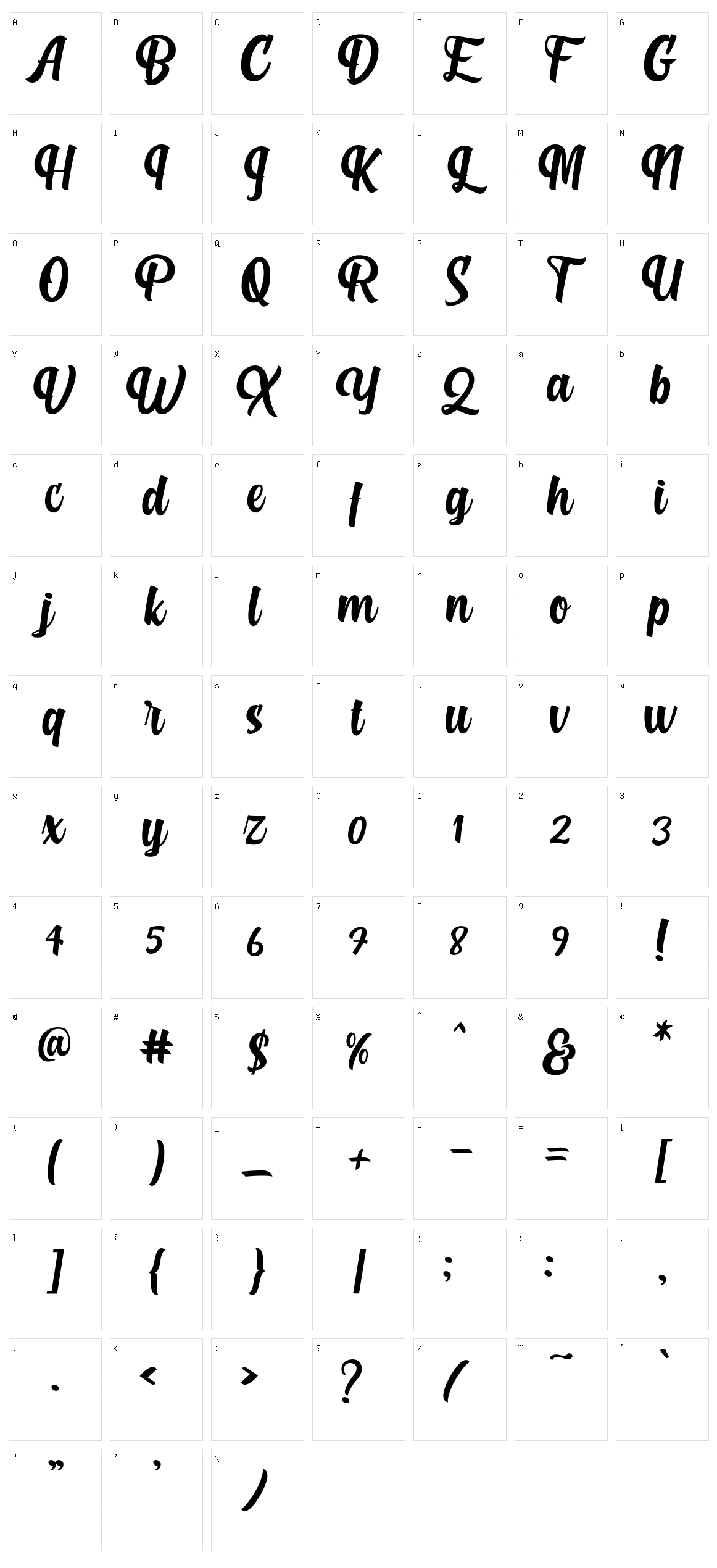 Dalgona Character Set