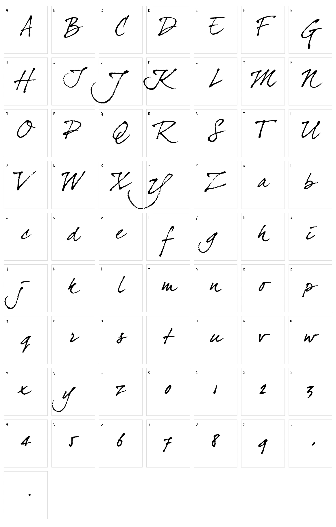 Dear Joe Four Character Set