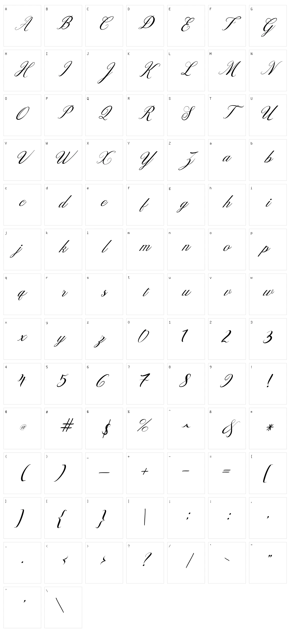 Designest Character Set