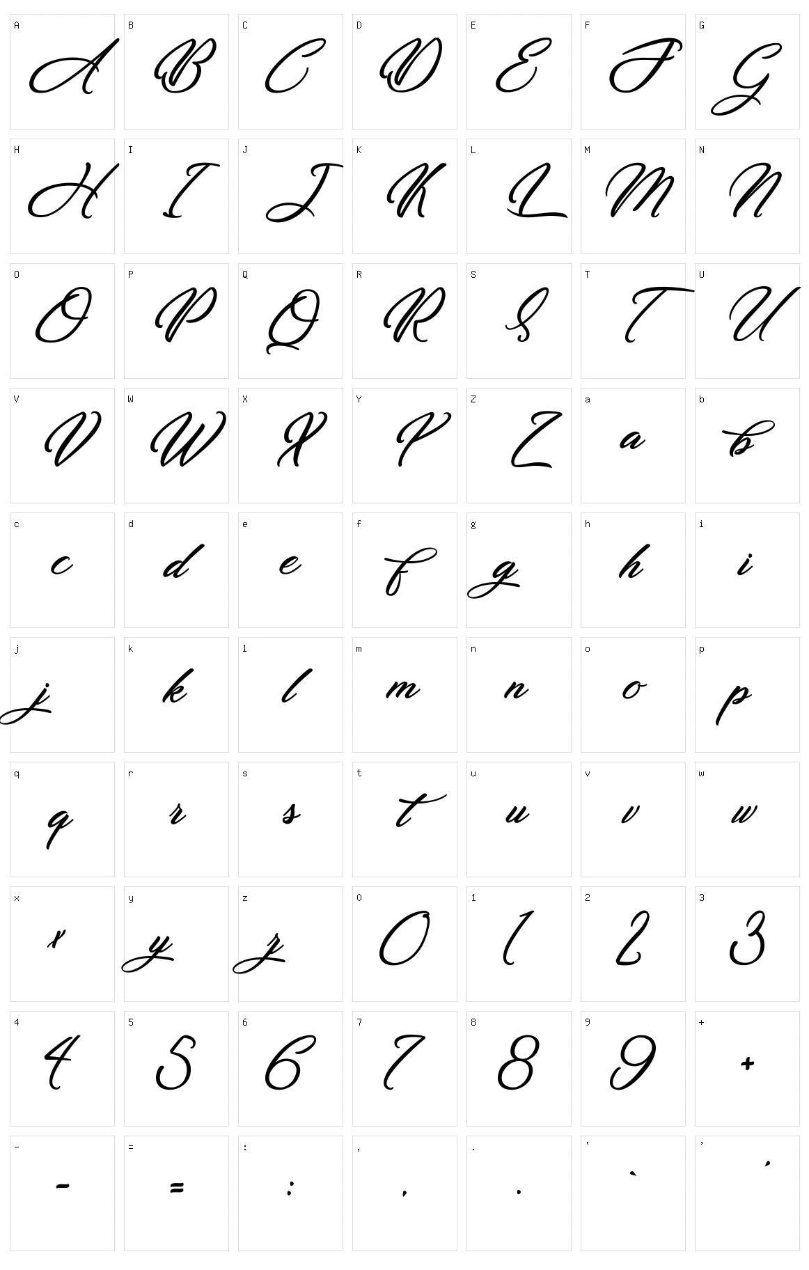 Dirty Bitch Character Set