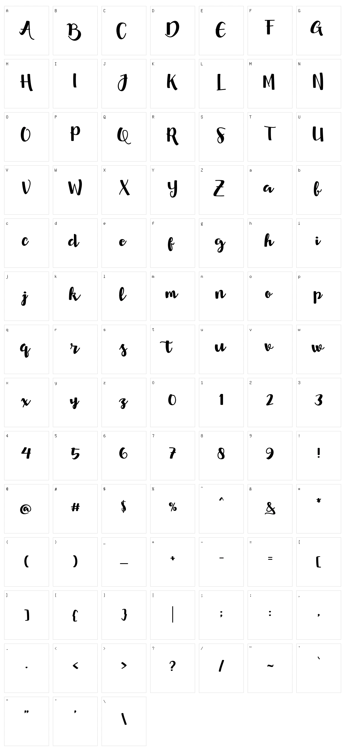 Dreams Liem Character Set