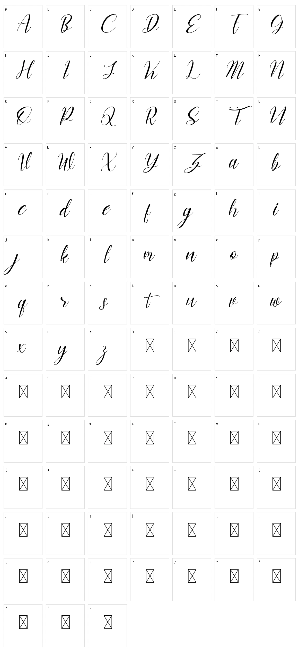 Edline Character Set