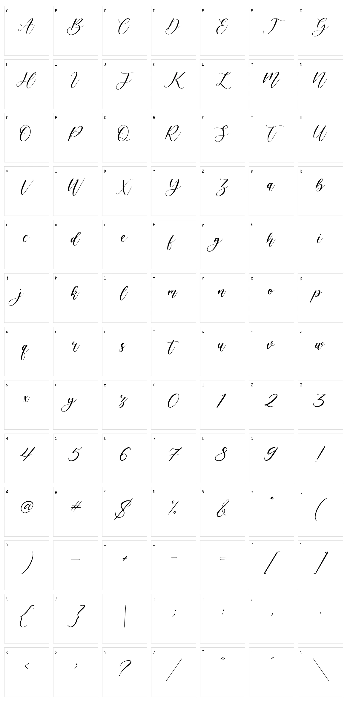 Elegante Character Set