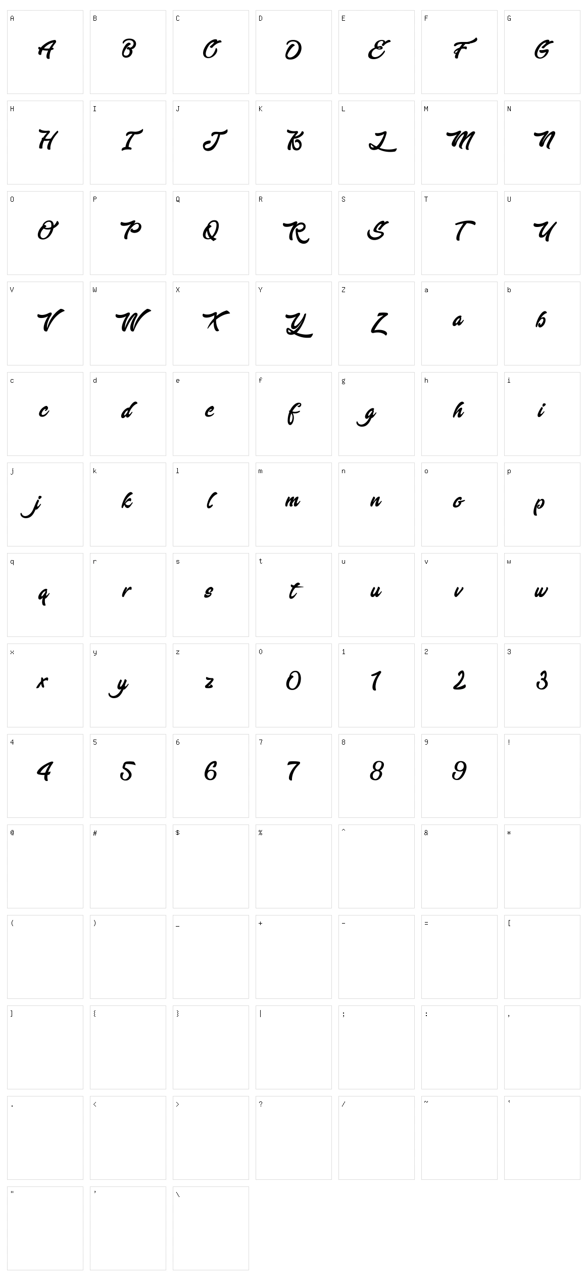 Enlighten your Destiny Character Set