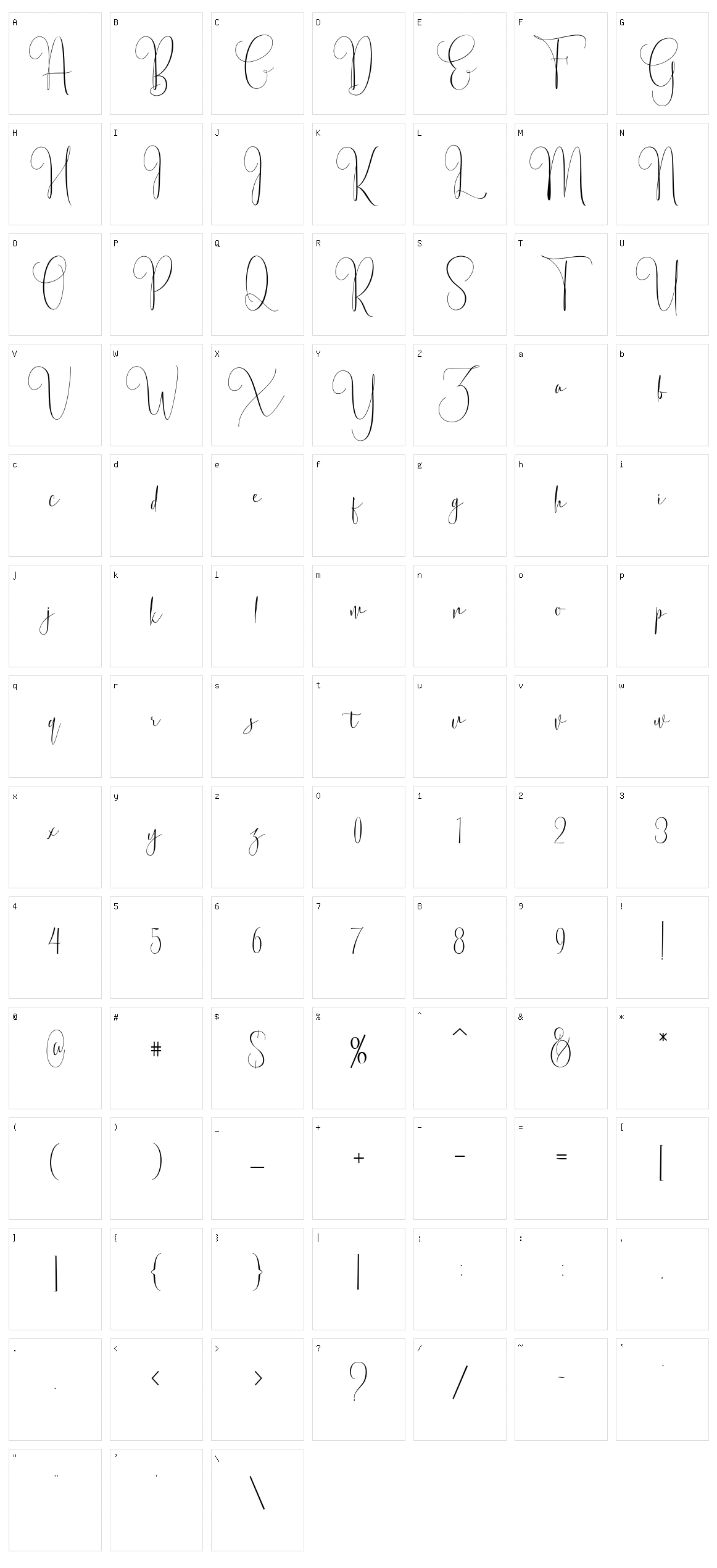 Erlang Character Set