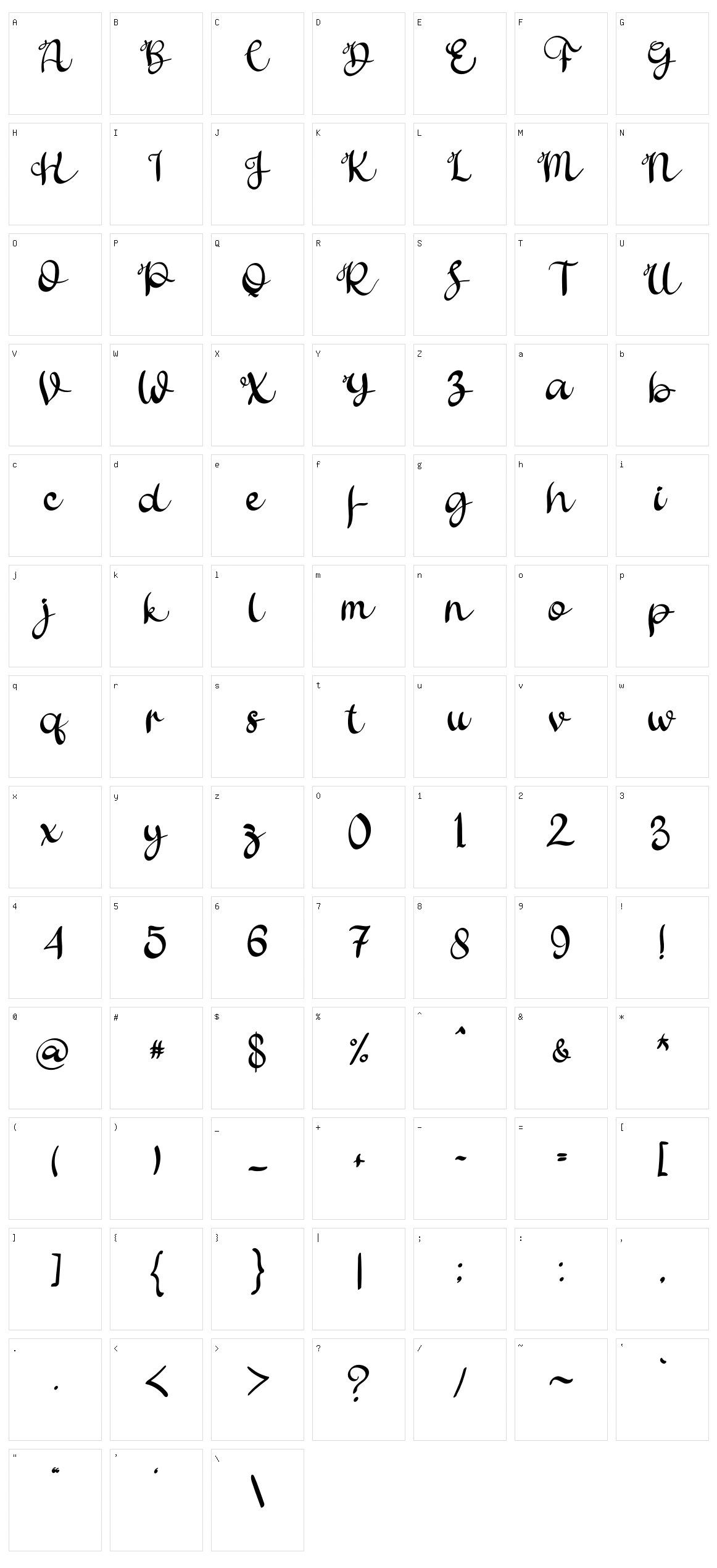 Father Sweety Character Set