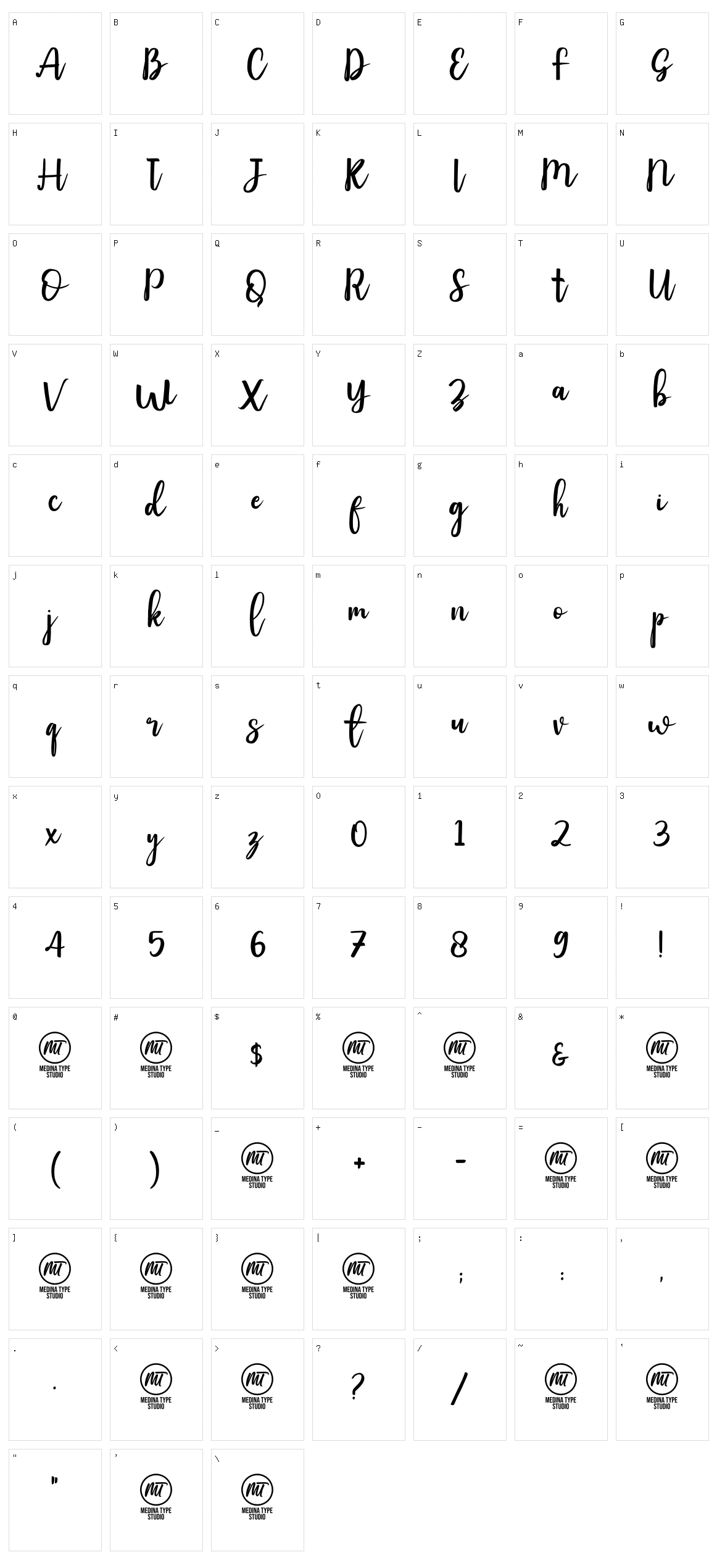 Freeliving Character Set