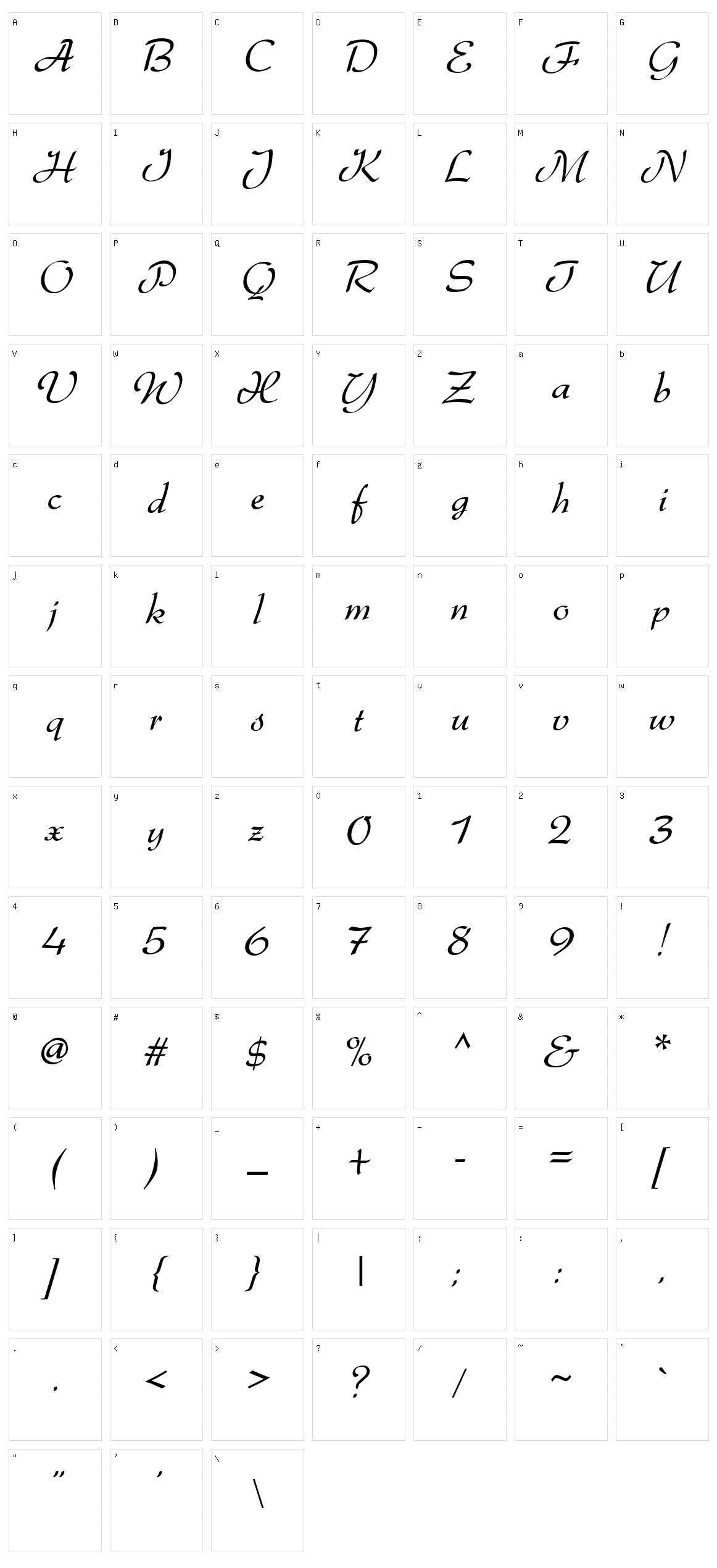 Gabrielle Character Set