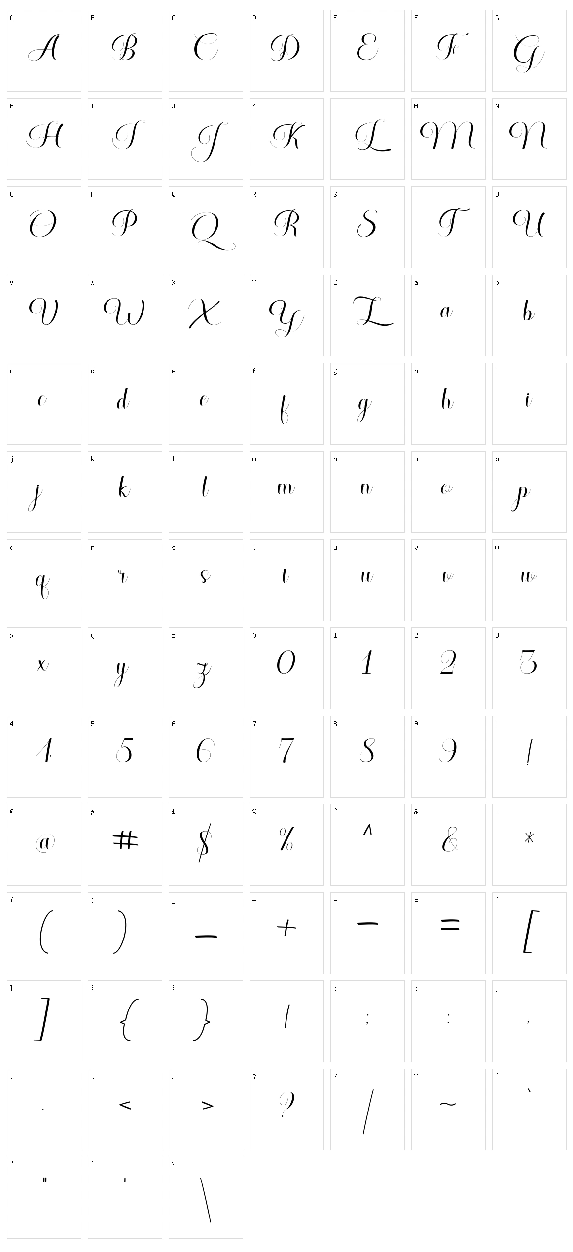 Gather Character Set