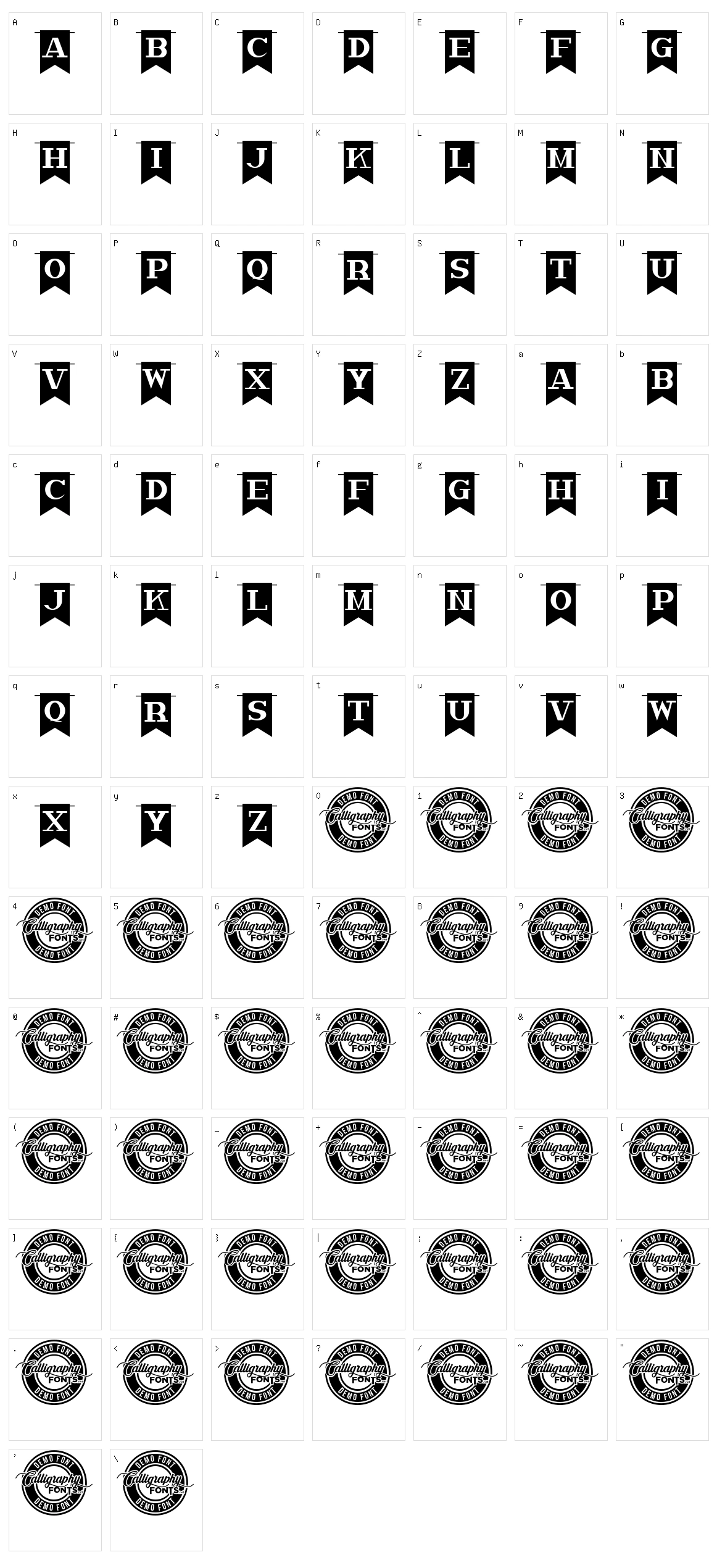 Party Day Character Set