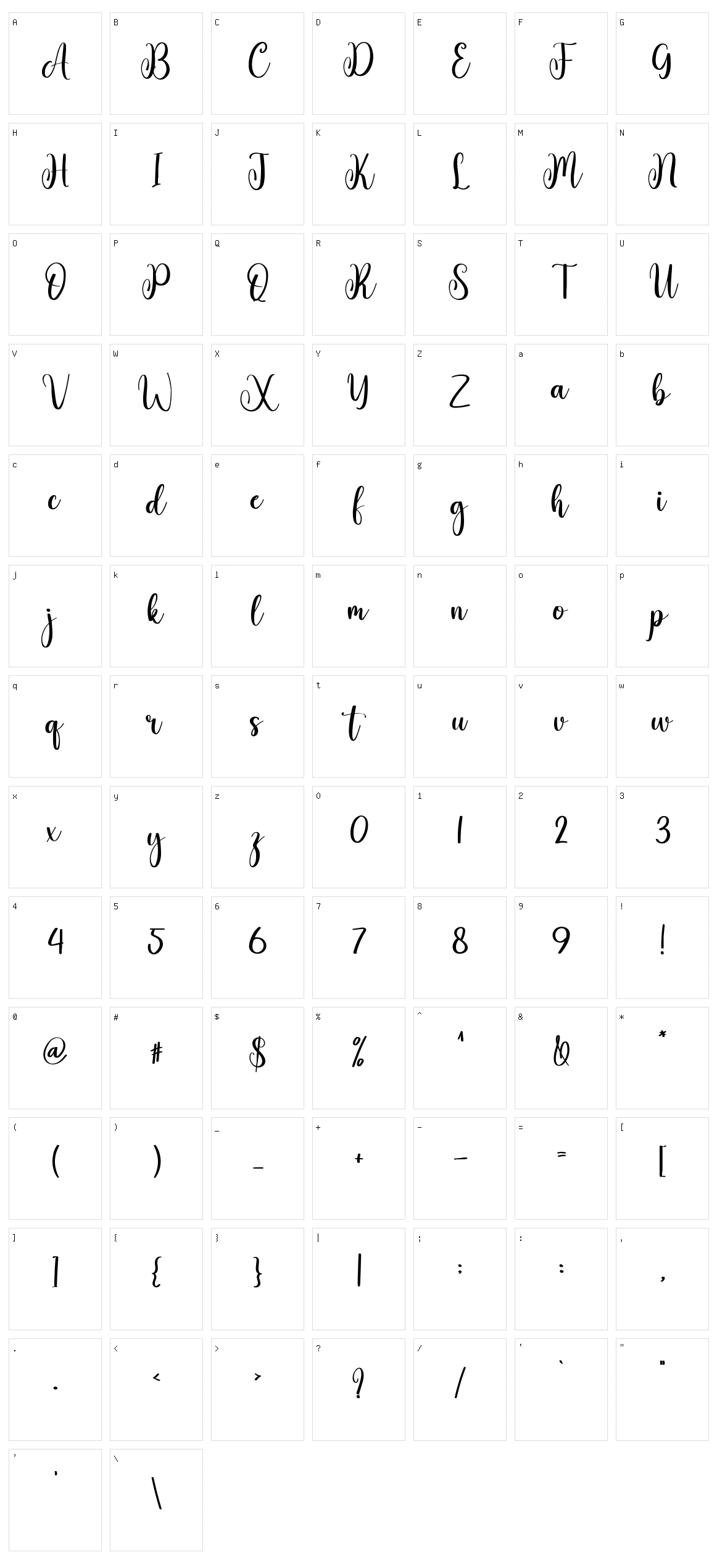 Hand Button Character Set