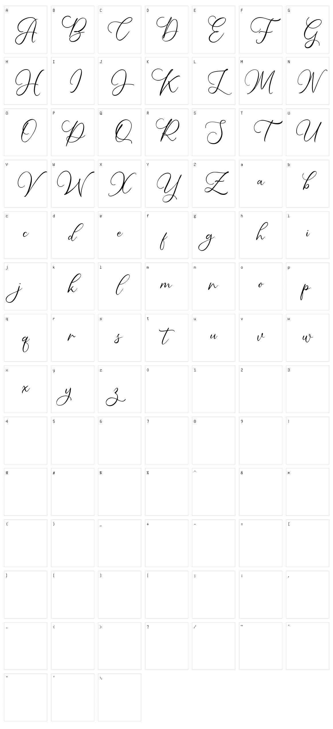 Handy Dandy Character Set