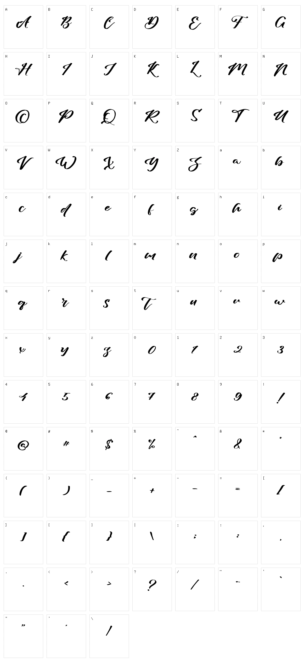 Hatchill Character Set