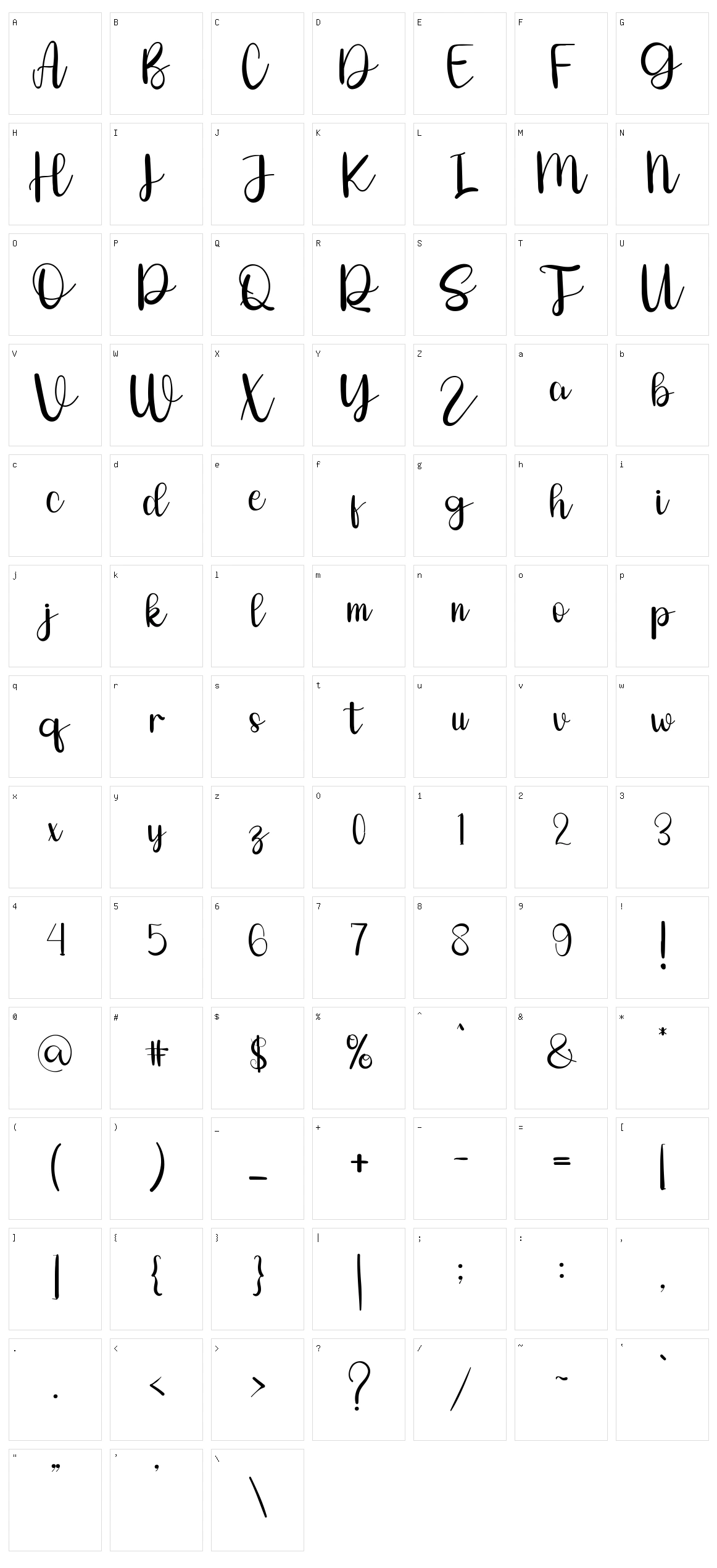 Hello Jatta Character Set