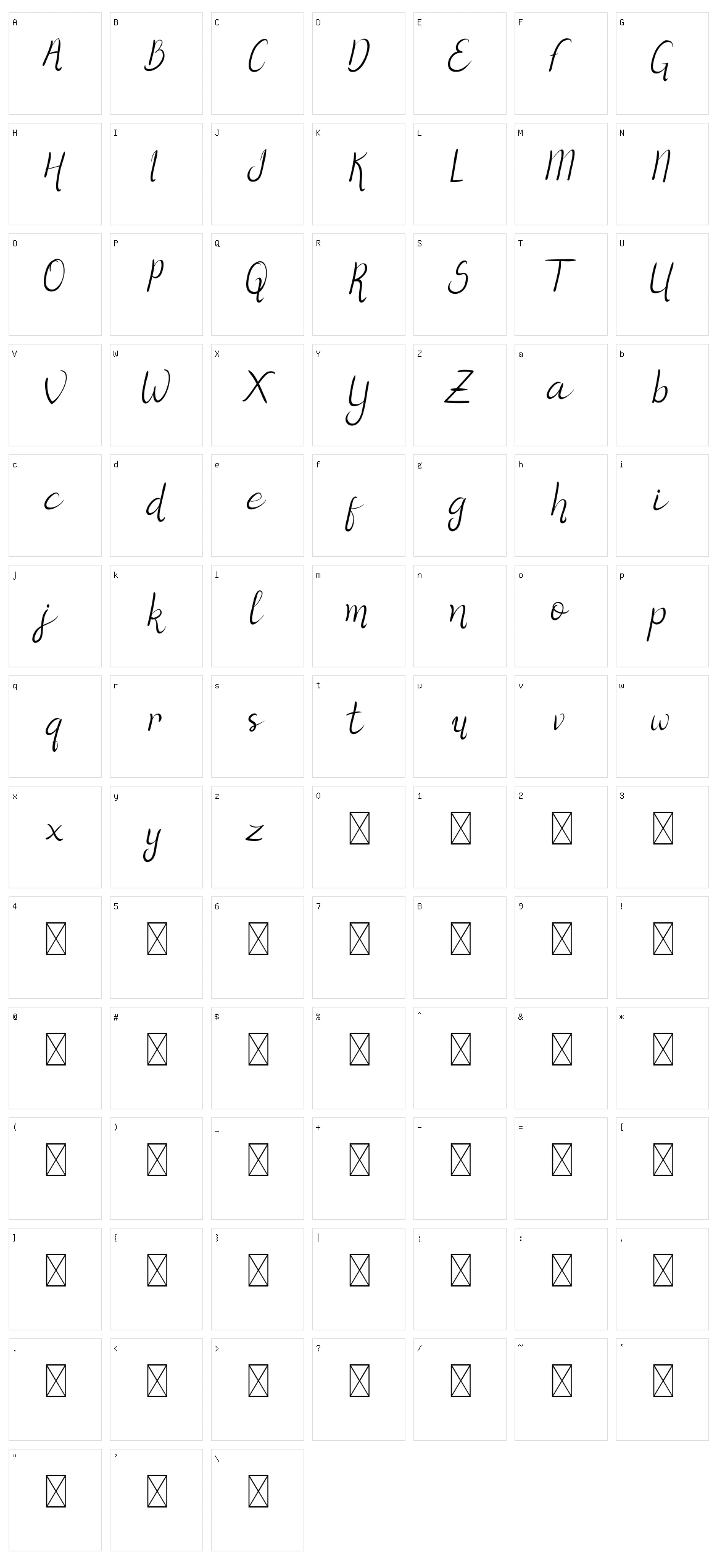 Herist Character Set