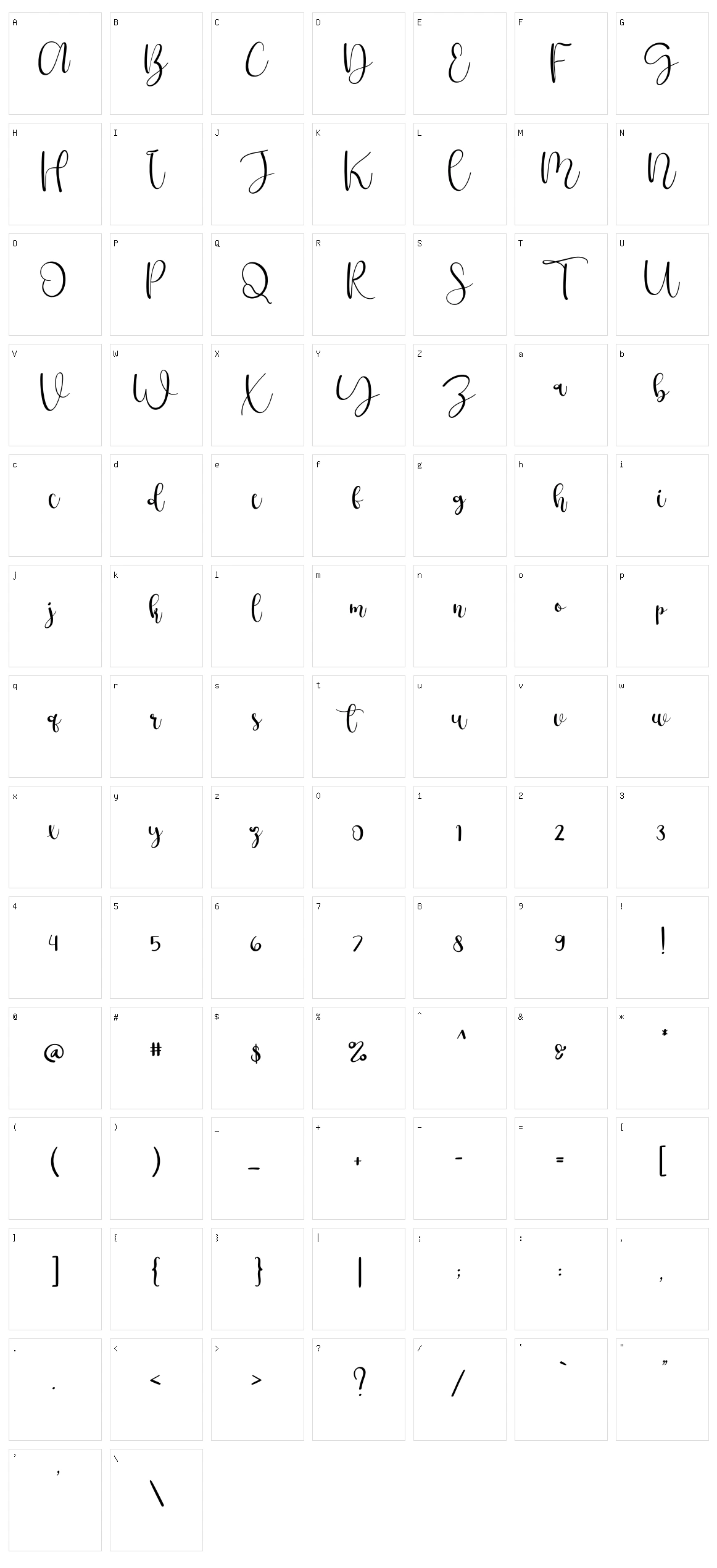 History Character Set