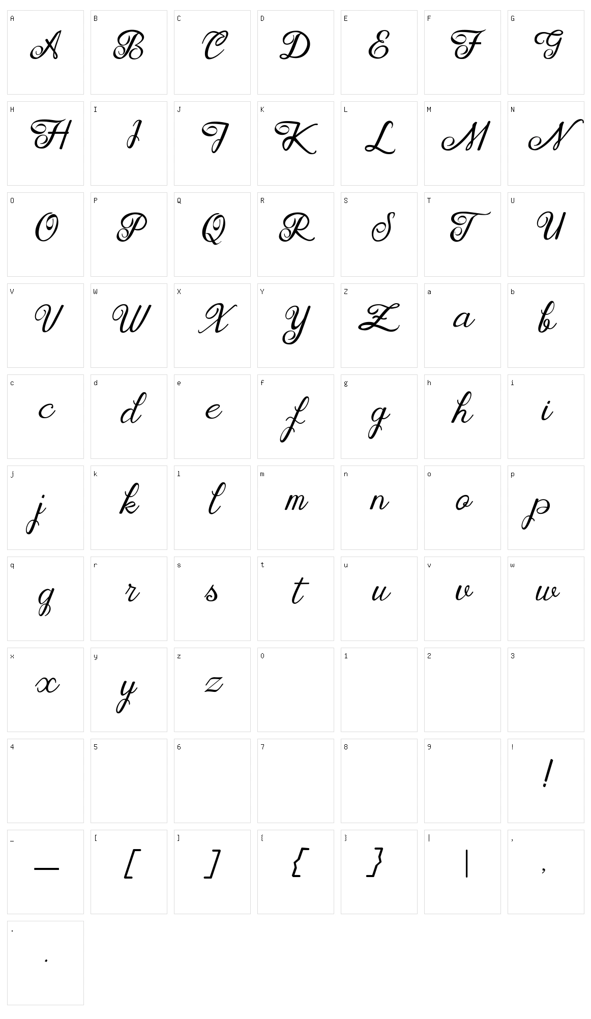 Houston Character Set