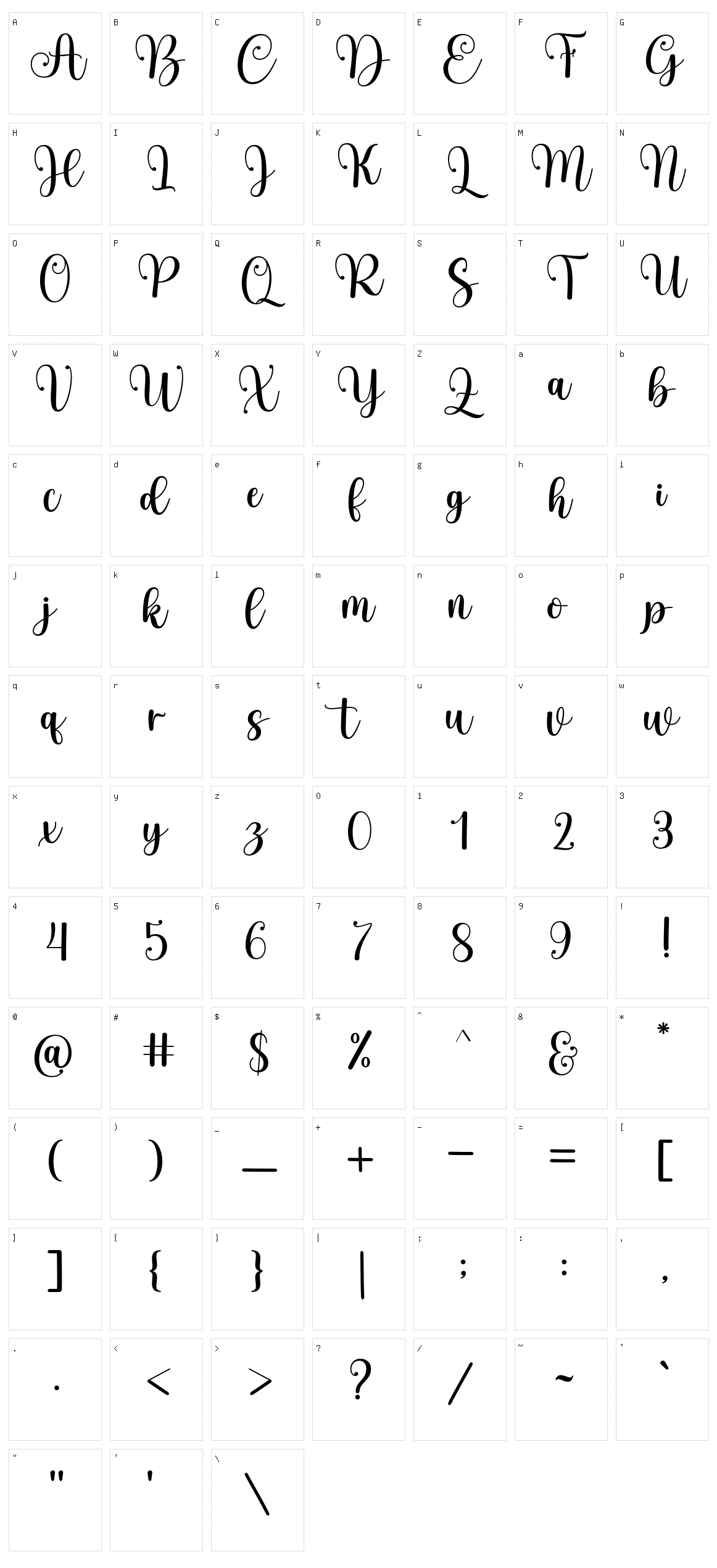 Humble Stayle Character Set