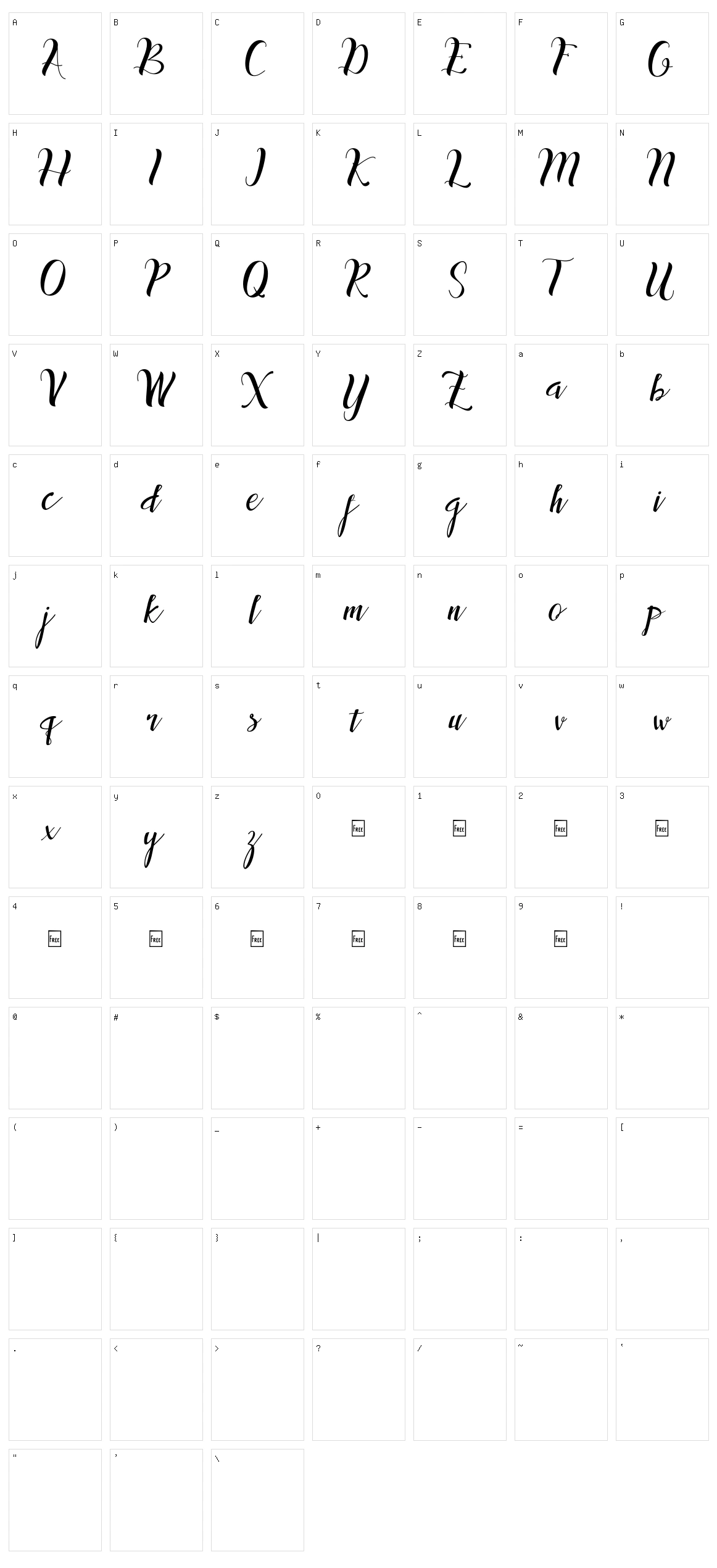 Inthai Character Set