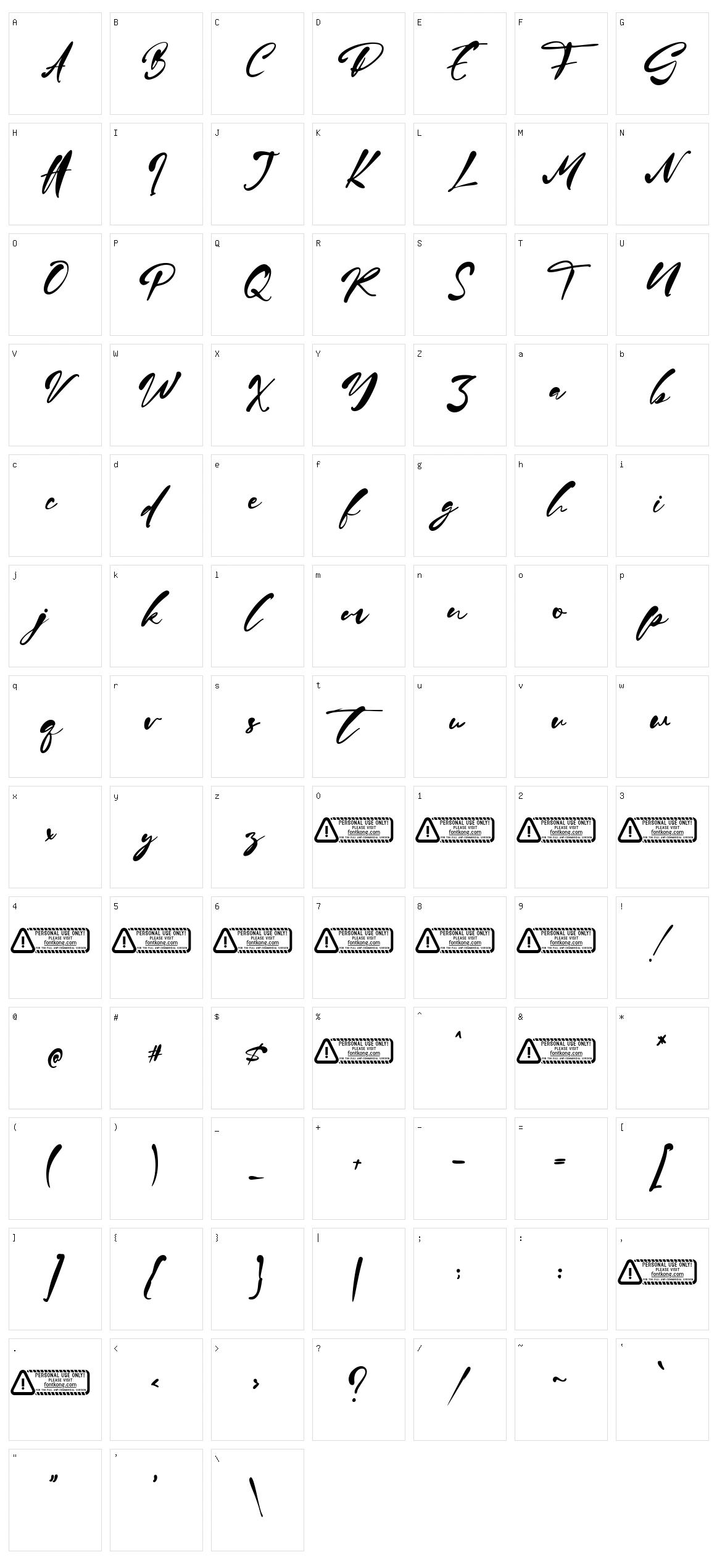 Jason Mary Character Set