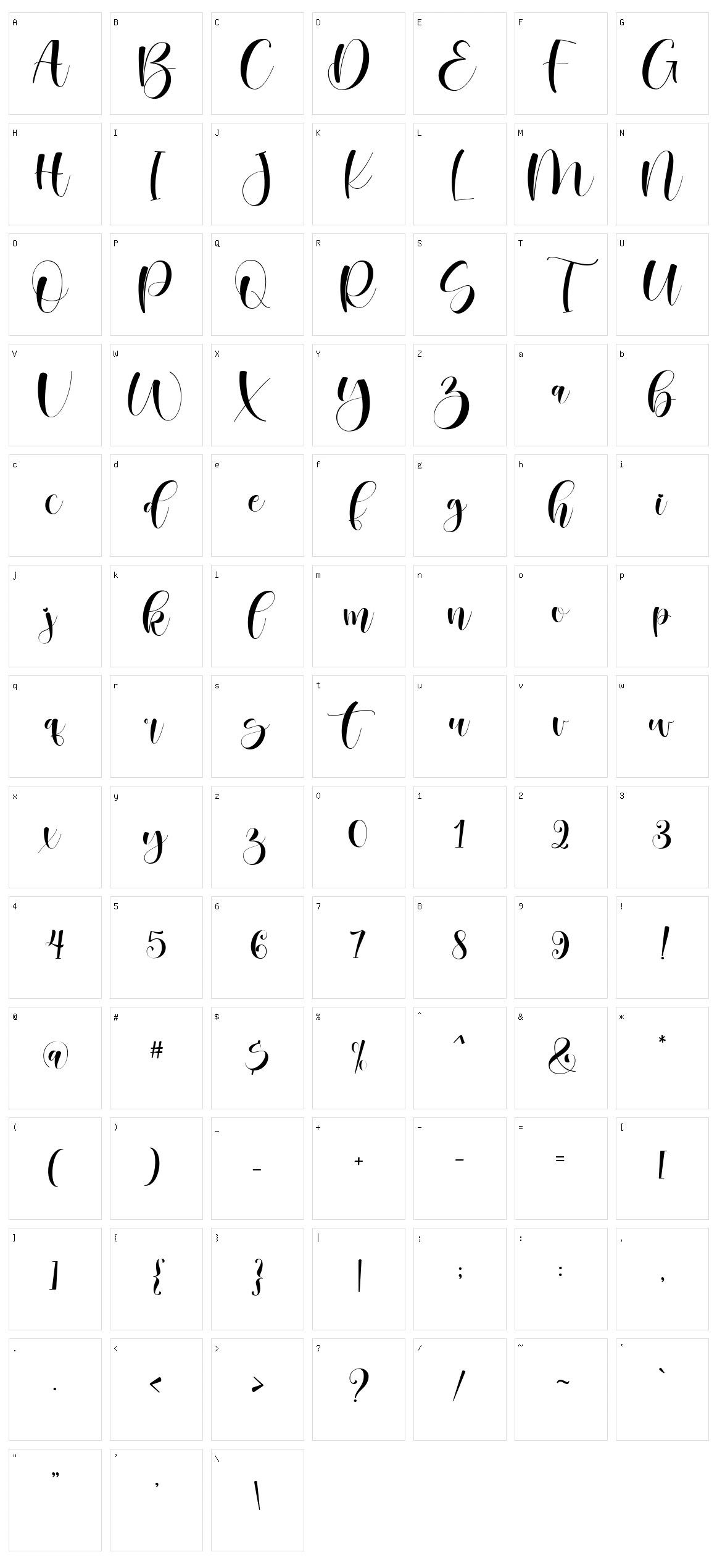 Kity Love Character Set