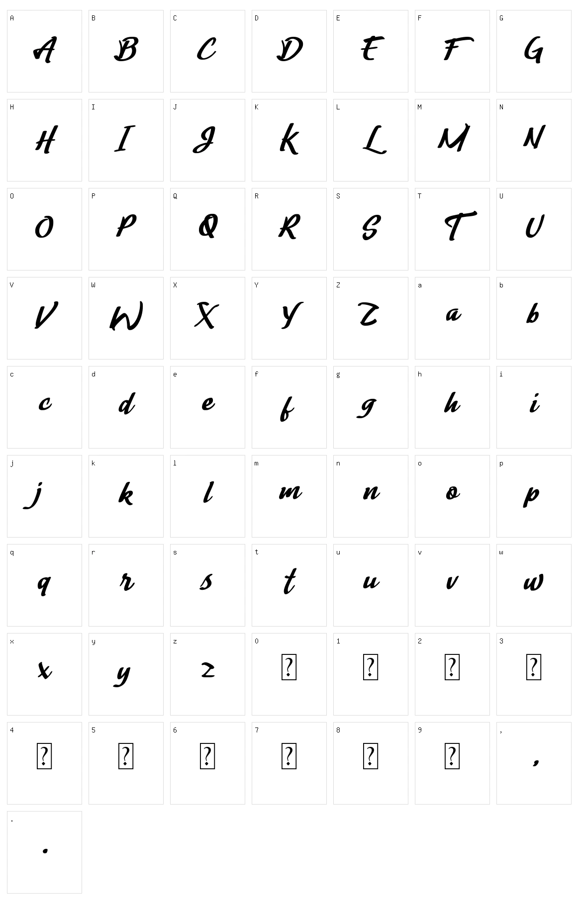 Lady Writer Character Set