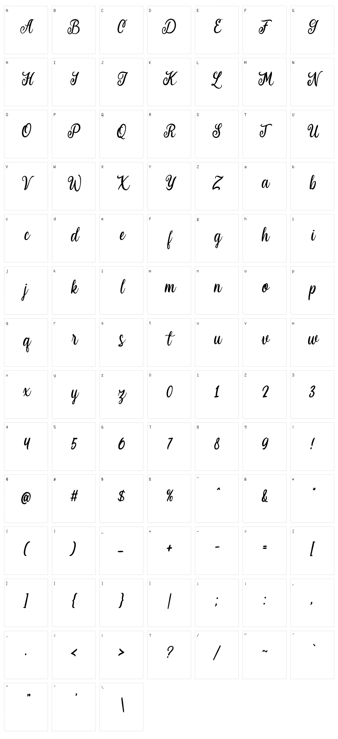 Lalytcha Character Set