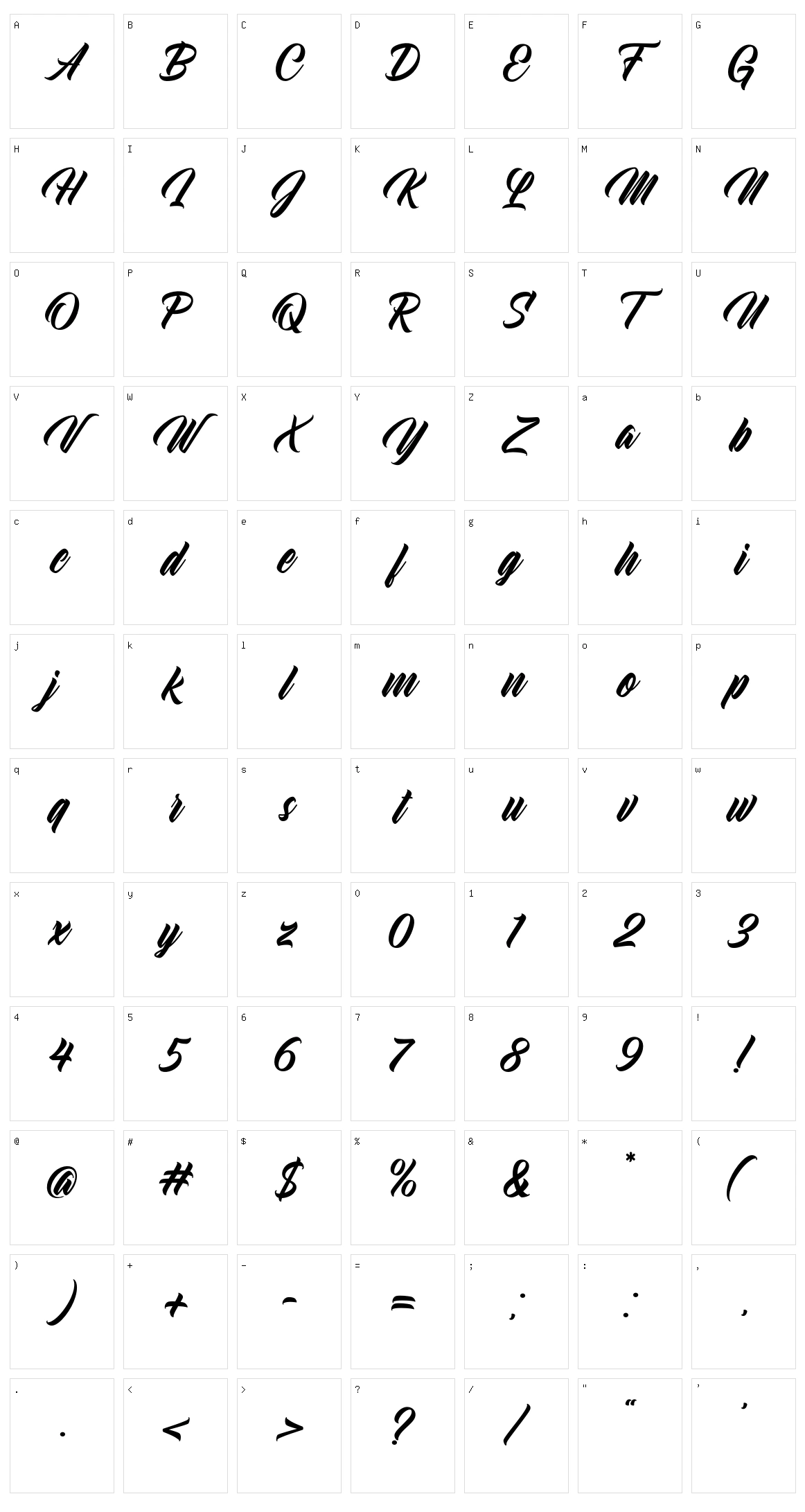 Lazybest Character Set
